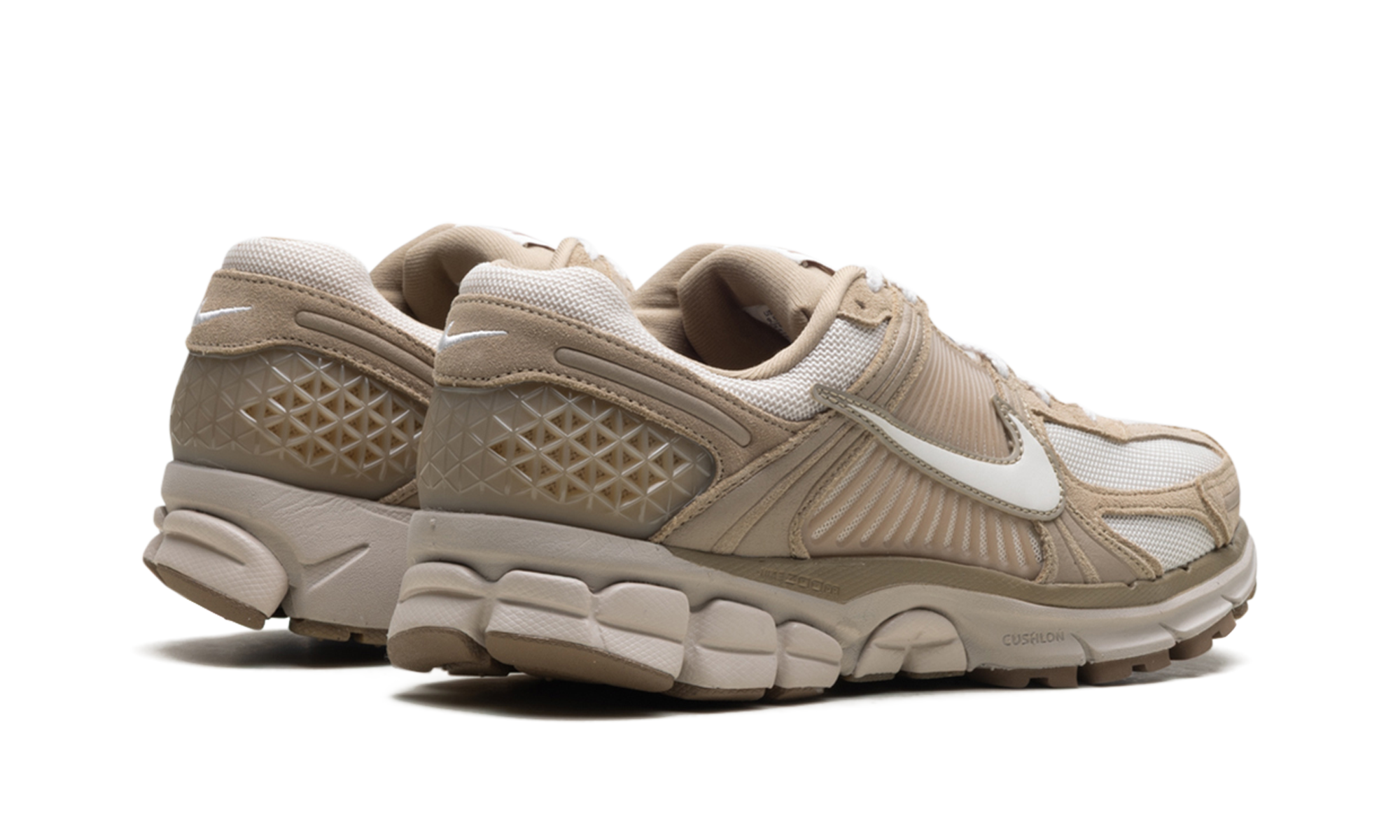 nike zoom vomero 5 khaki+HV2529-200+diagnol right behind view