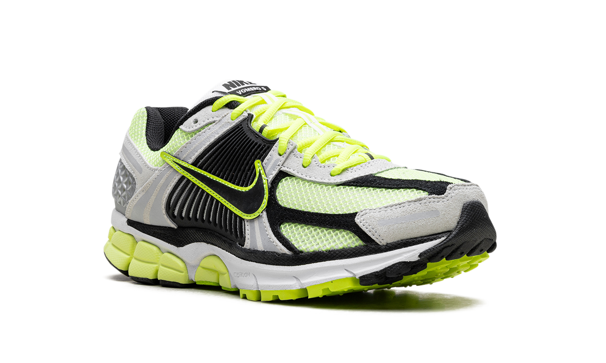 nike zoom vomero 5 life lime+FB9149-701+diagnol right view