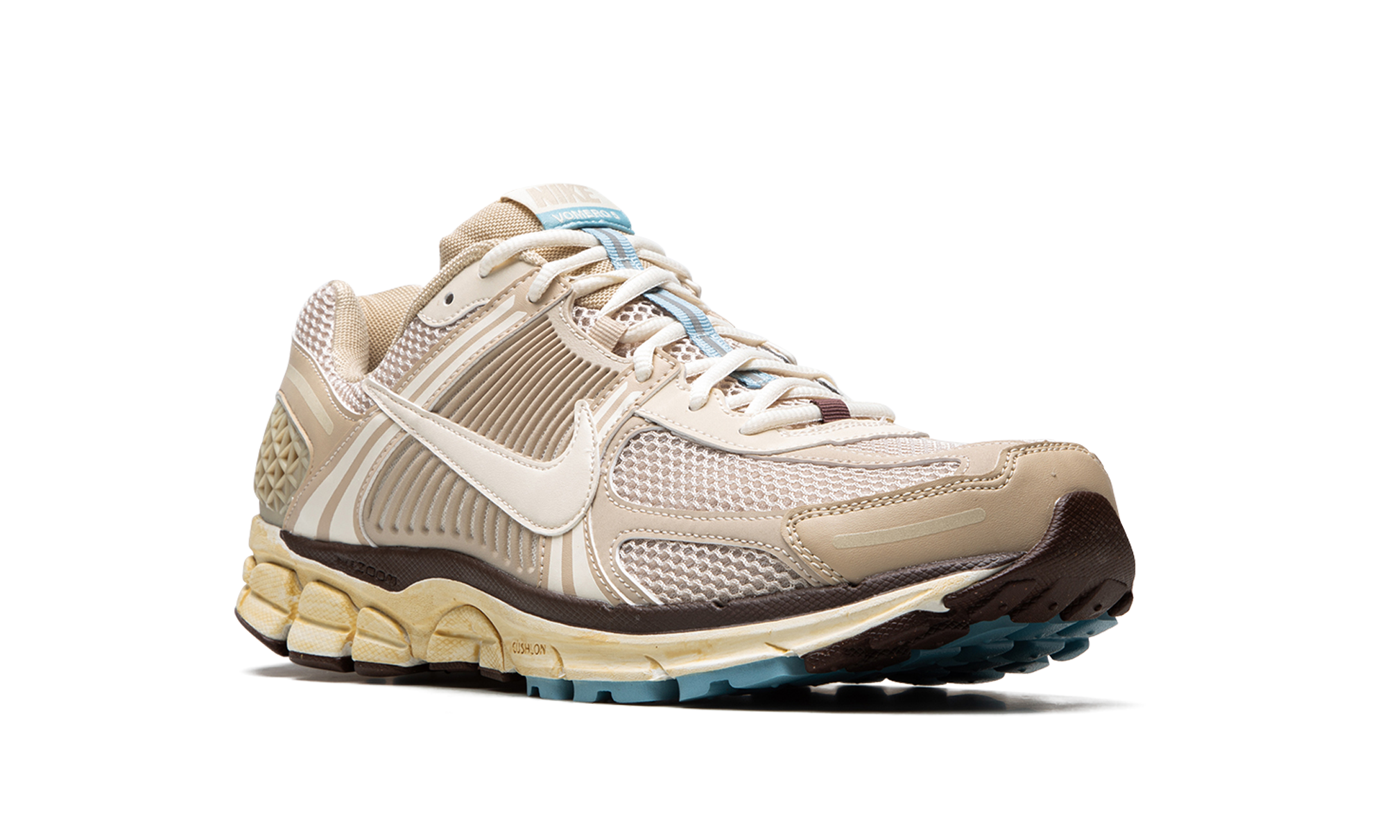 nike zoom vomero 5 oatmeal women s+FB8825-111+diagnol right view