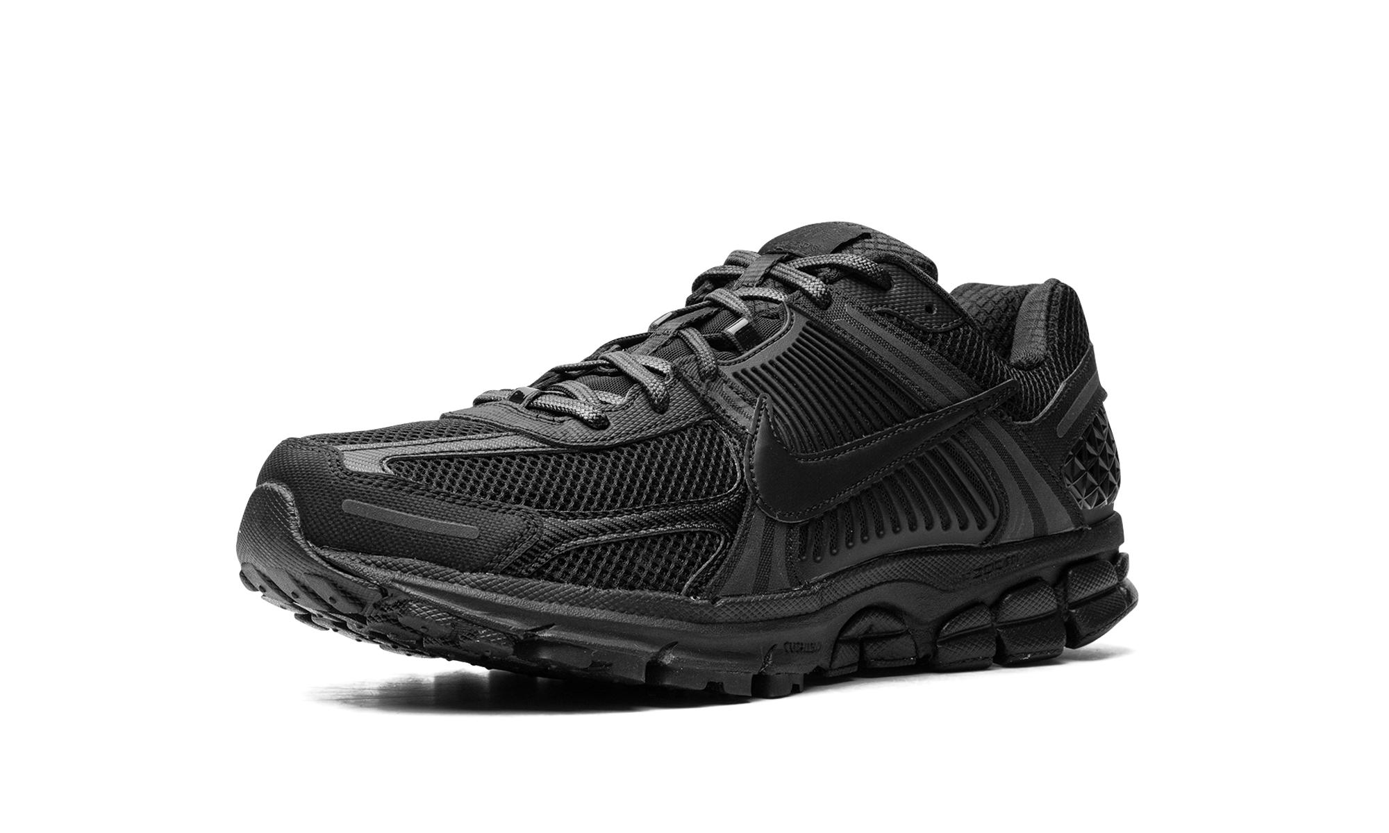 nike zoom vomero 5 triple black+BV1358-003+left diagnol single view