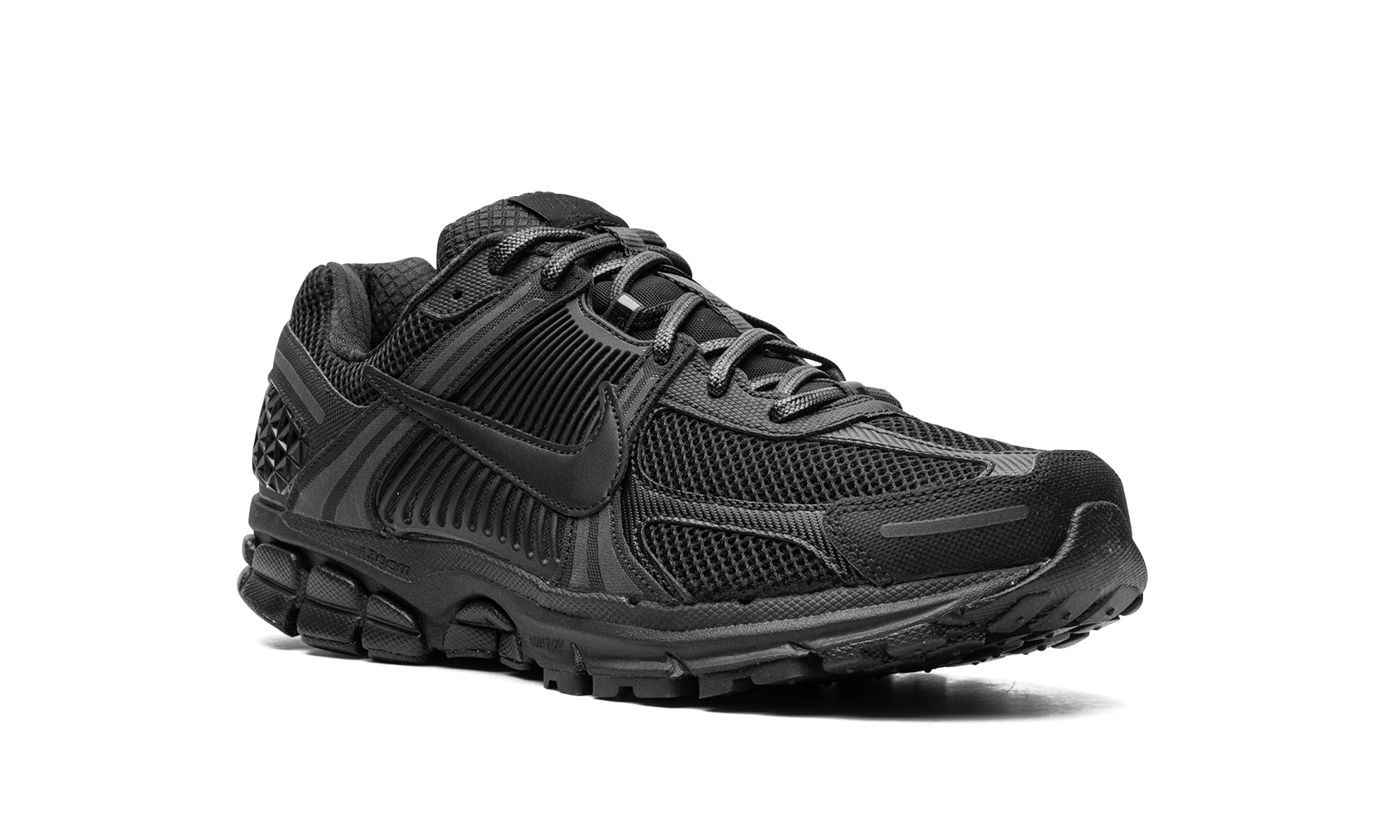 nike zoom vomero 5 triple black+BV1358-003+diagnol right view