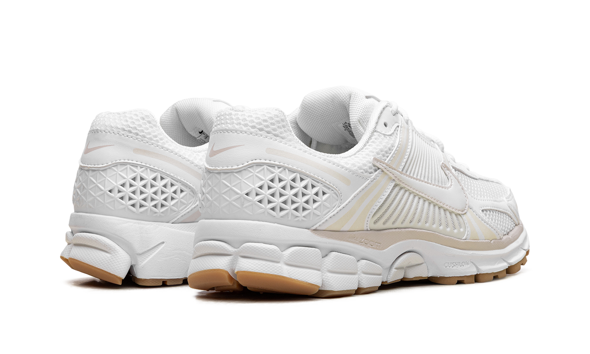 nike zoom vomero 5 white phantom summit white women s+FJ2028-104+diagnol right behind view
