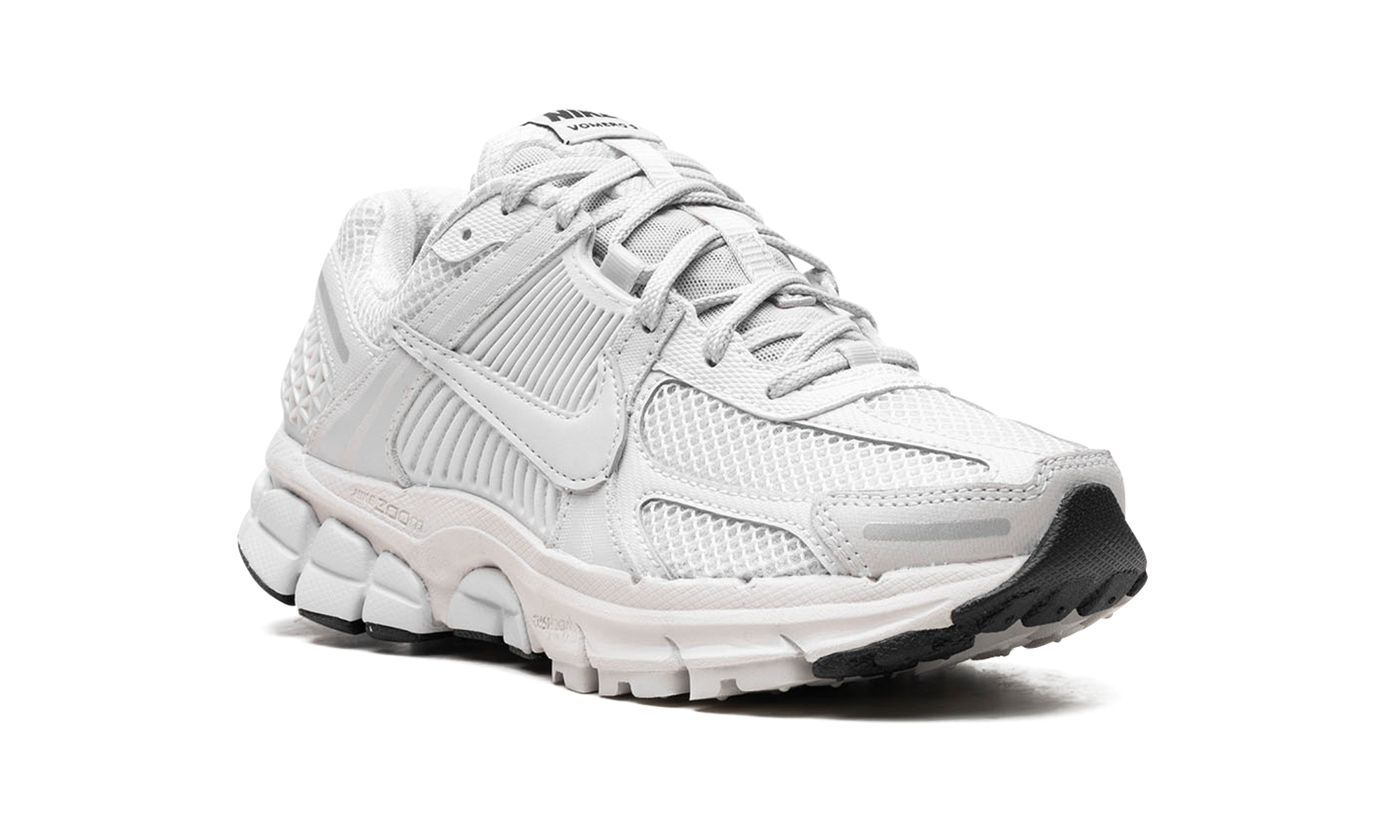 nike zoom vomero 5 white vast grey women s+FQ7079-100+diagnol right view