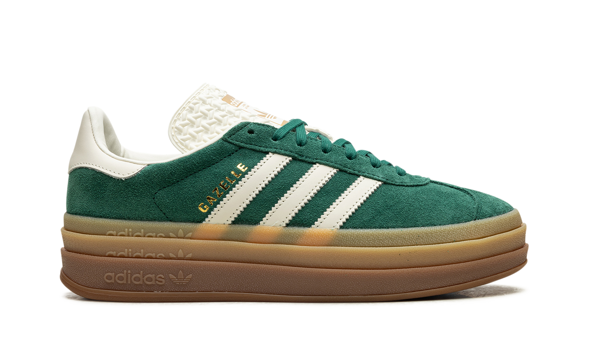 adidas gazelle bold green women s+IF7160+right view