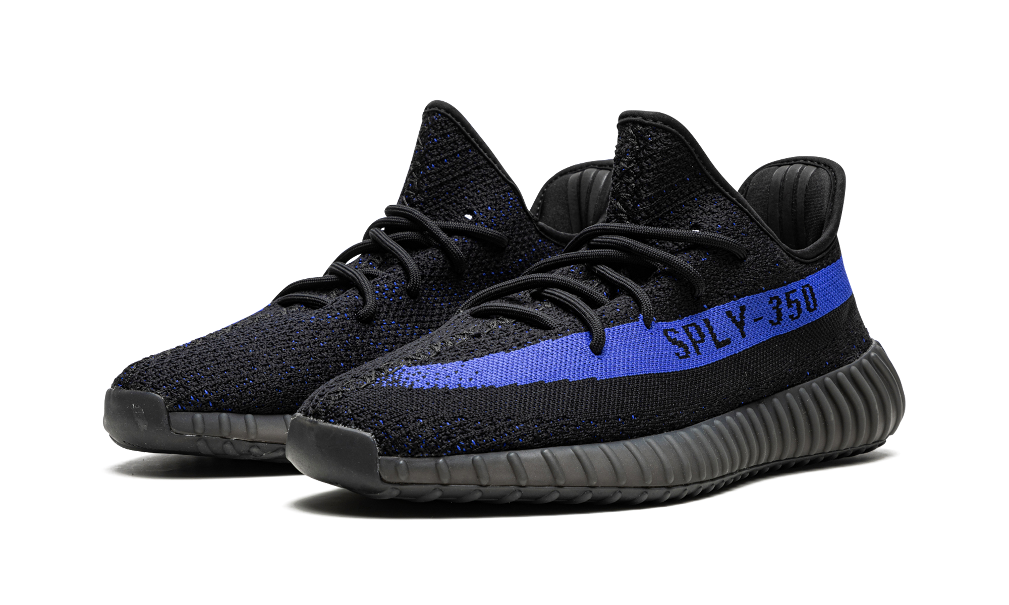 adidas yeezy boost 350 v2 dazzling blue+GY7164+diagnol left view