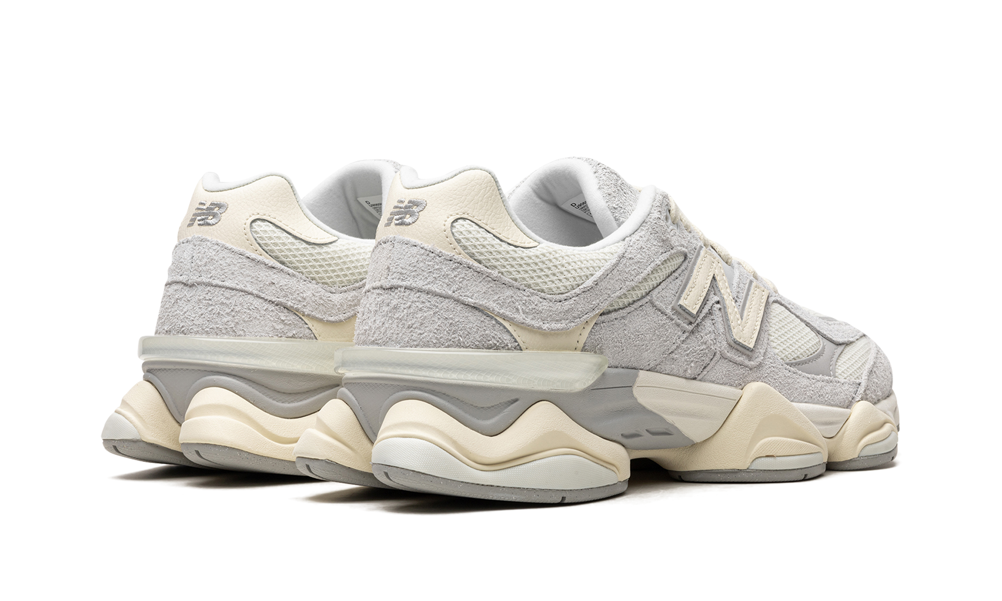 new balance 9060 quartz grey+U9060HSA+diagnol right behind view