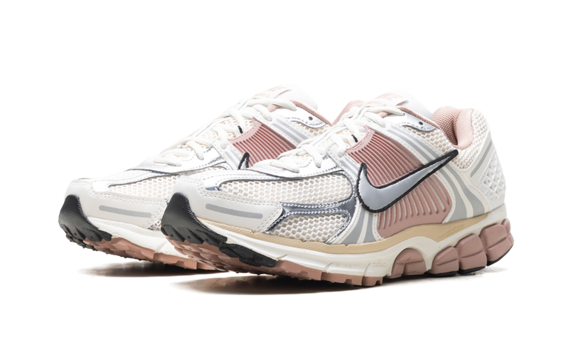 nike zoom vomero 5 sail particle pink women s+HF1877-102+diagnol left view