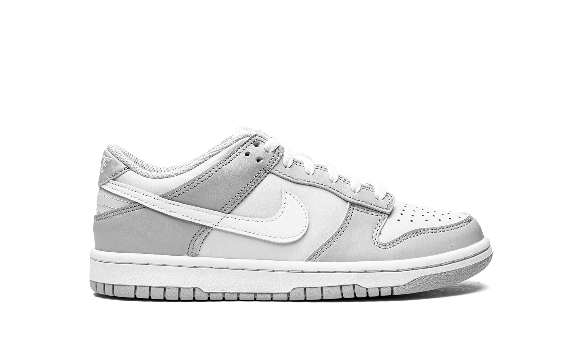 nike dunk low two toned grey gs+DH9765-001+right view