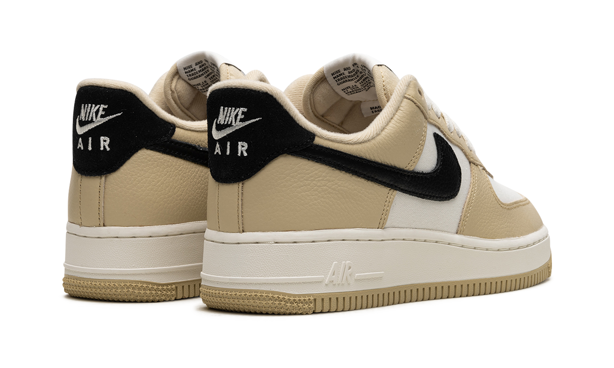 nike air force 1 07 lx low team gold+DV7186-700+diagnol right behind view