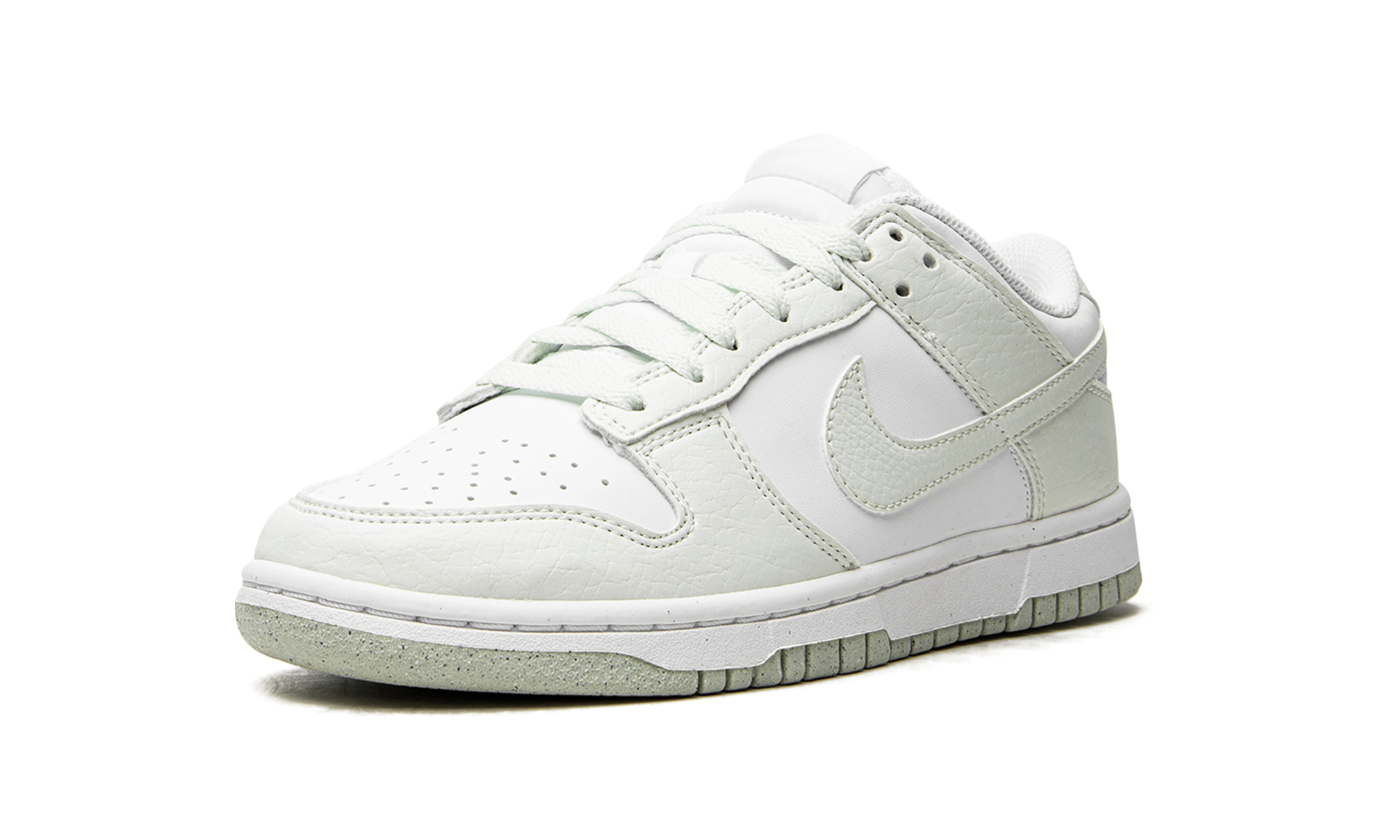 nike dunk low next nature white mint women s+DN1431-102+left diagnol single view