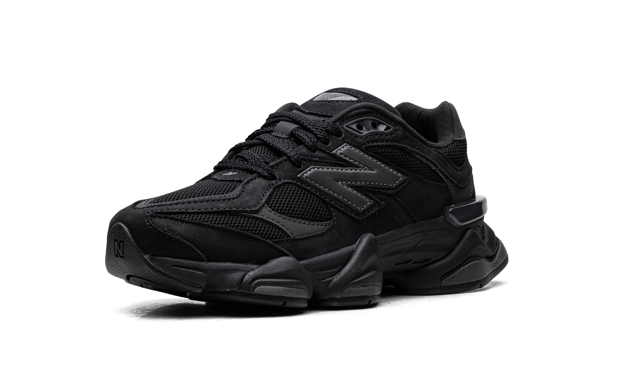 new balance 9060 black cement+U9060ZGE+left diagnol single view