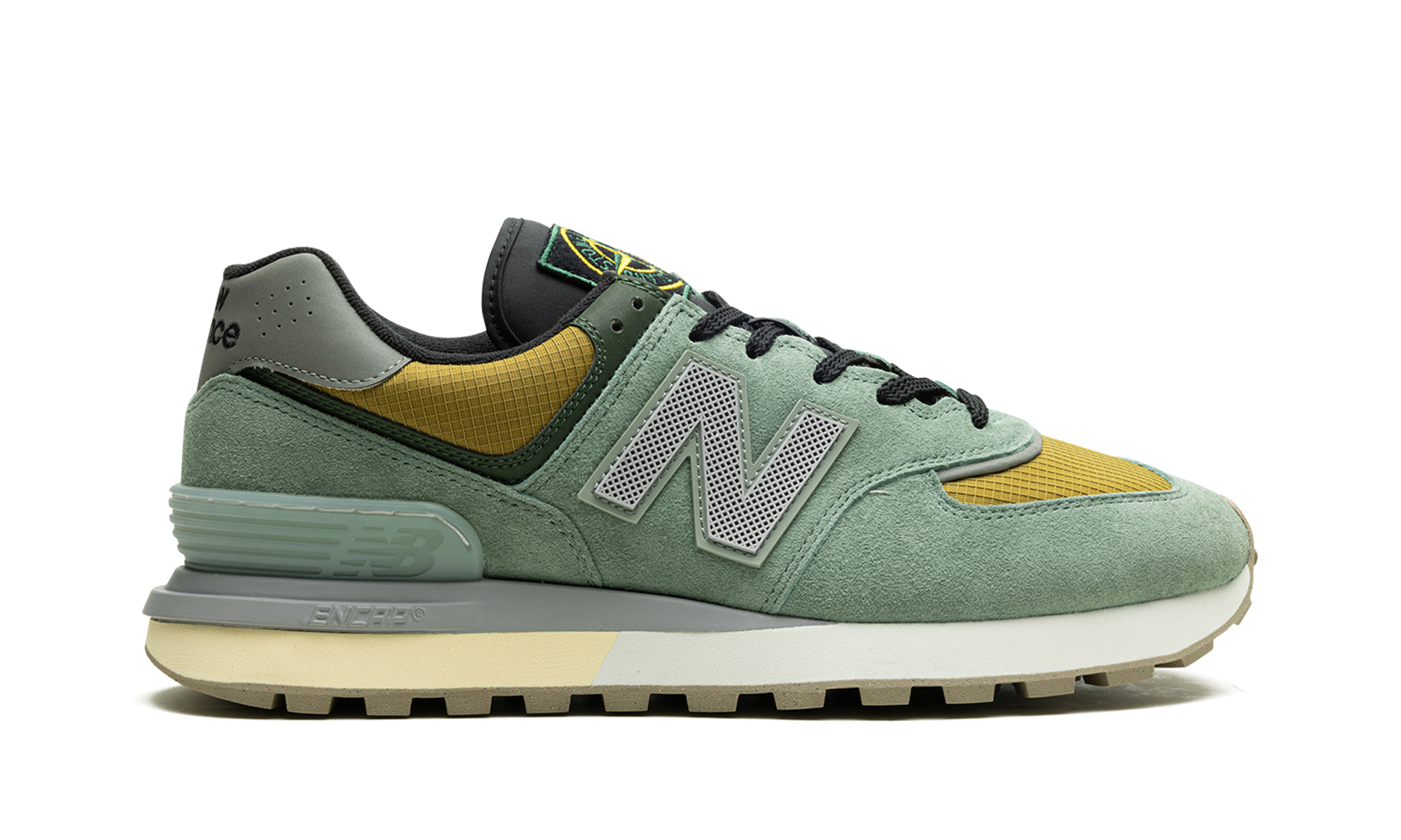 new balance 574 legacy stone island light green+U574LGTN+right view