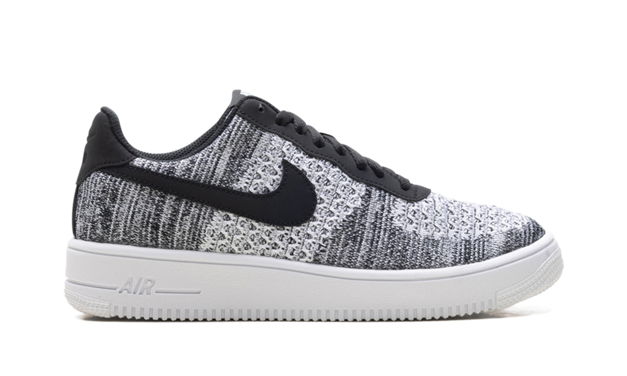 nike air force 1 flyknit 2 black pure platinum+AV3042-001+right view