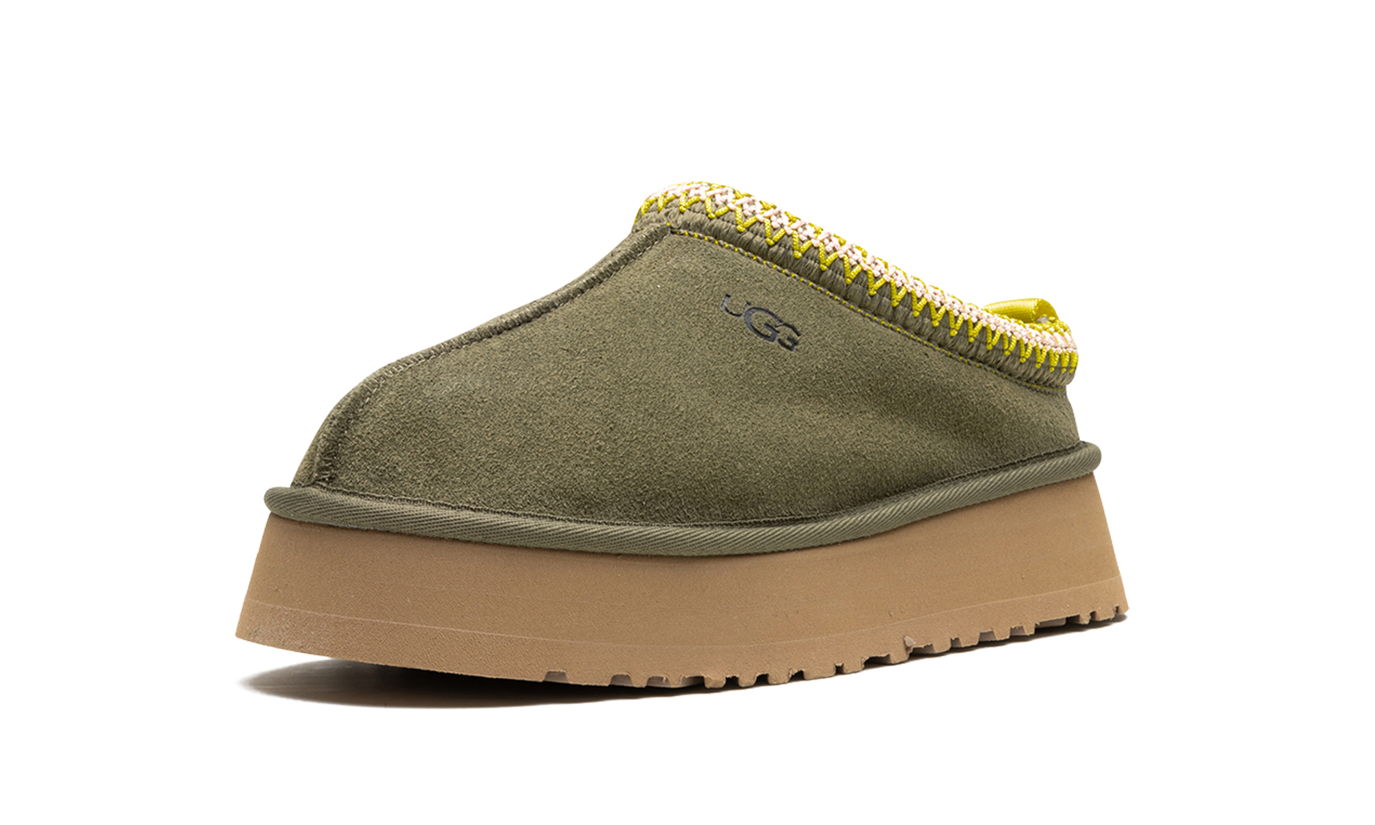 ugg tazz slipper burnt olive women s+1122553-BTOL+left diagnol single view