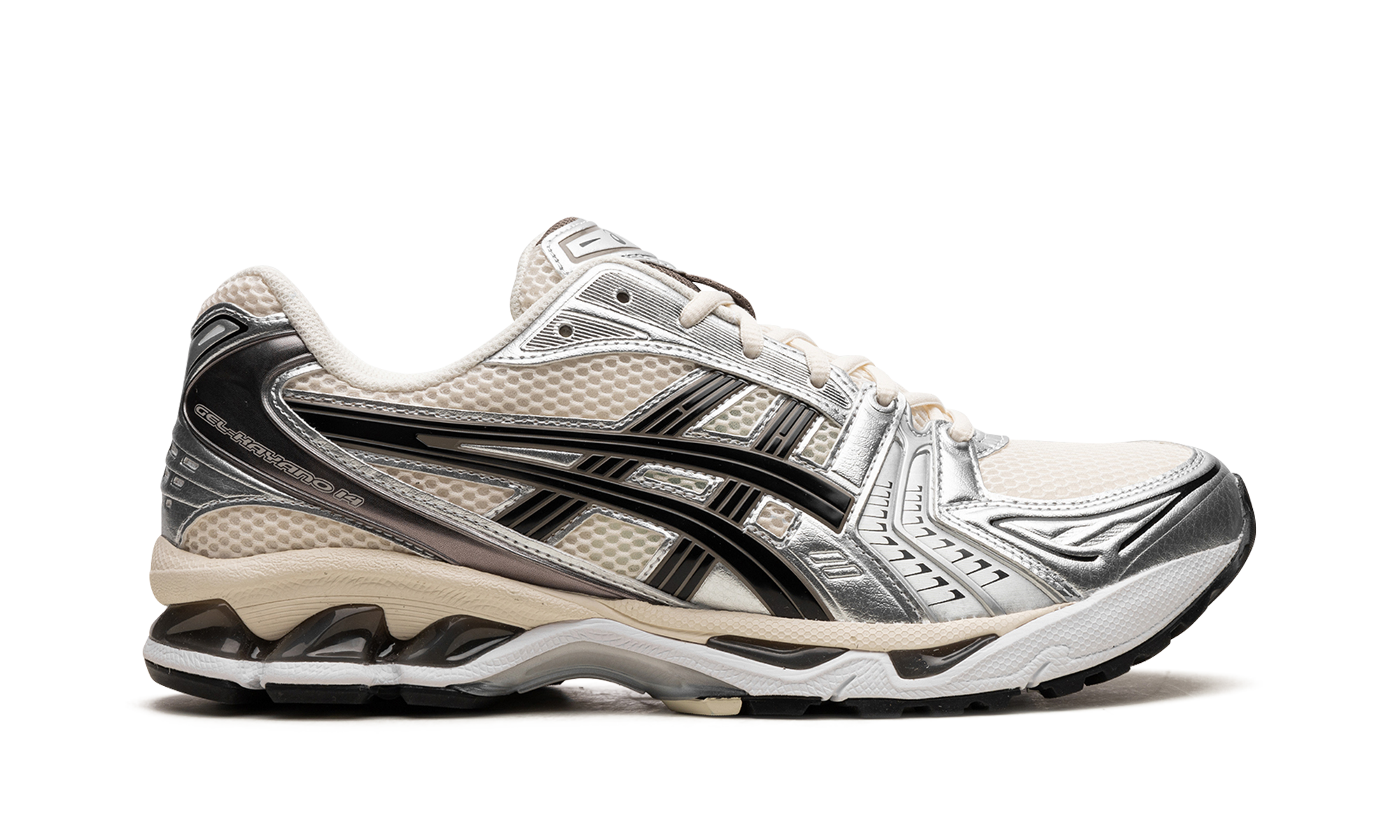 asics gel kayano 14 cream black metallic plum+1201A019-108+right view