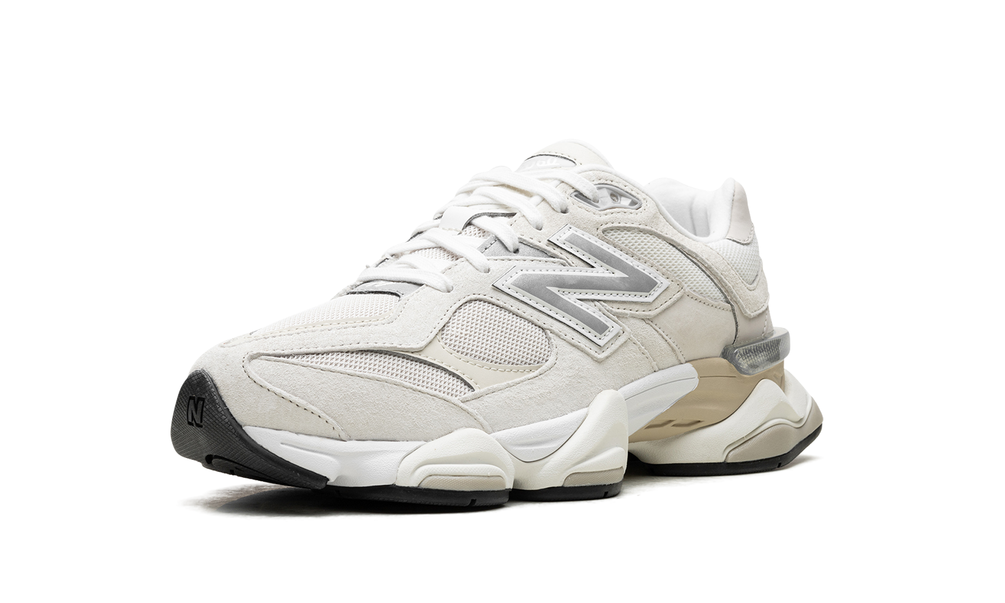 new balance 9060 sea salt moonbeam+U9060WHT+left diagnol single view