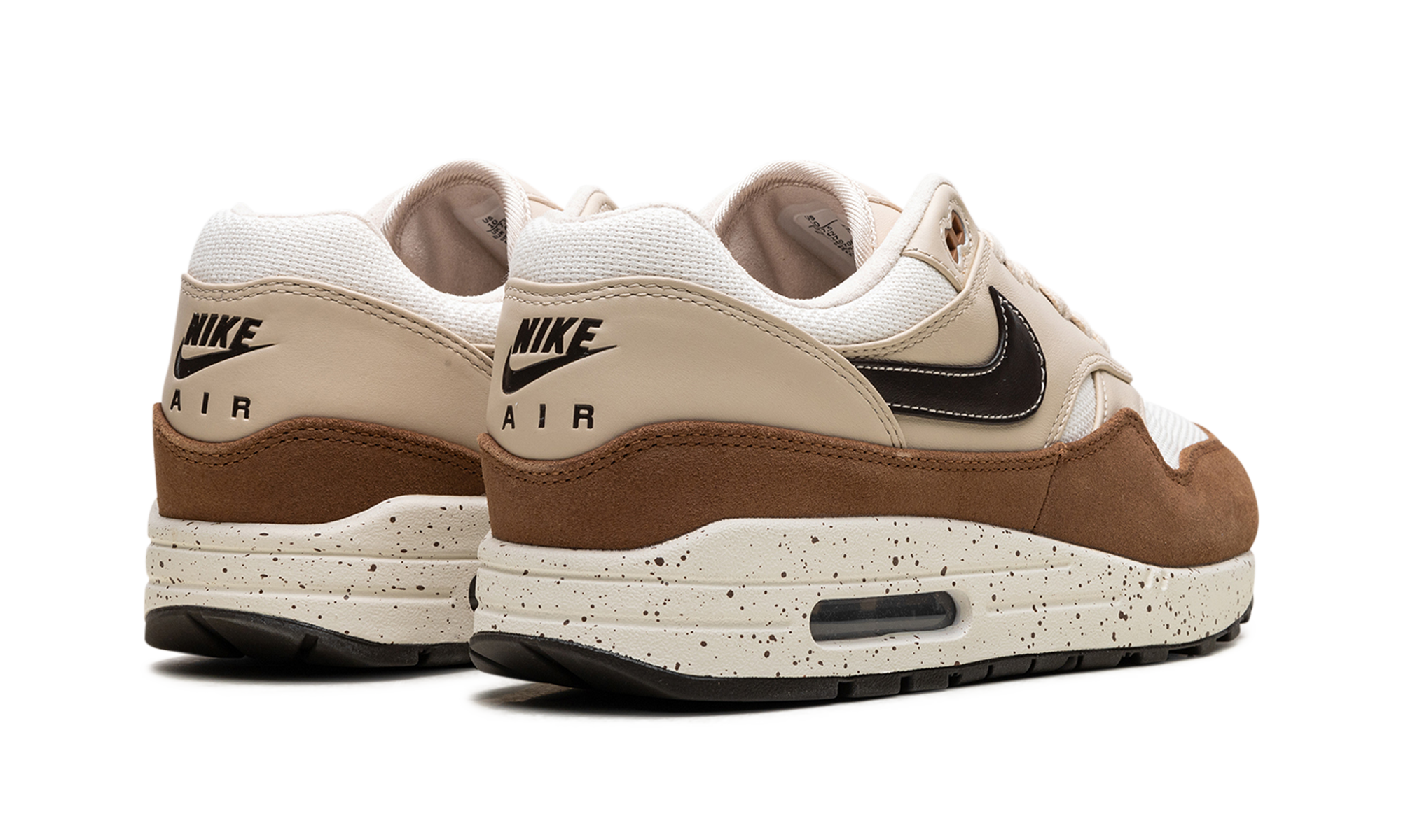 nike air max 1 87 velvet brown women s+FZ3621-220+diagnol right behind view