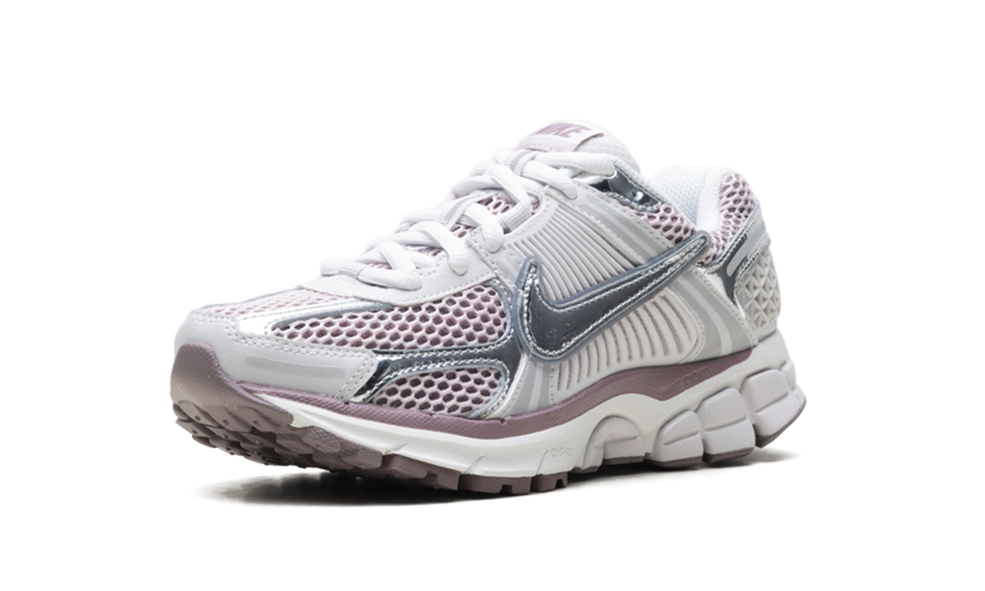 nike zoom vomero 5 metallic silver platinum violet women s+HV6417-001+left diagnol single view
