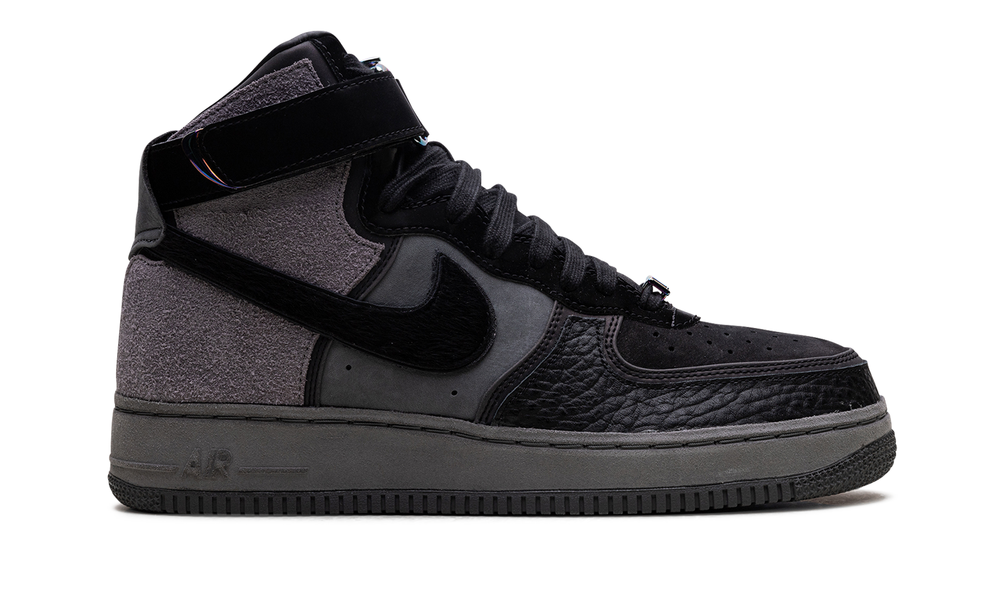 nike air force 1 high a ma maniere hand wash cold+CT6665-001+diagnol right view