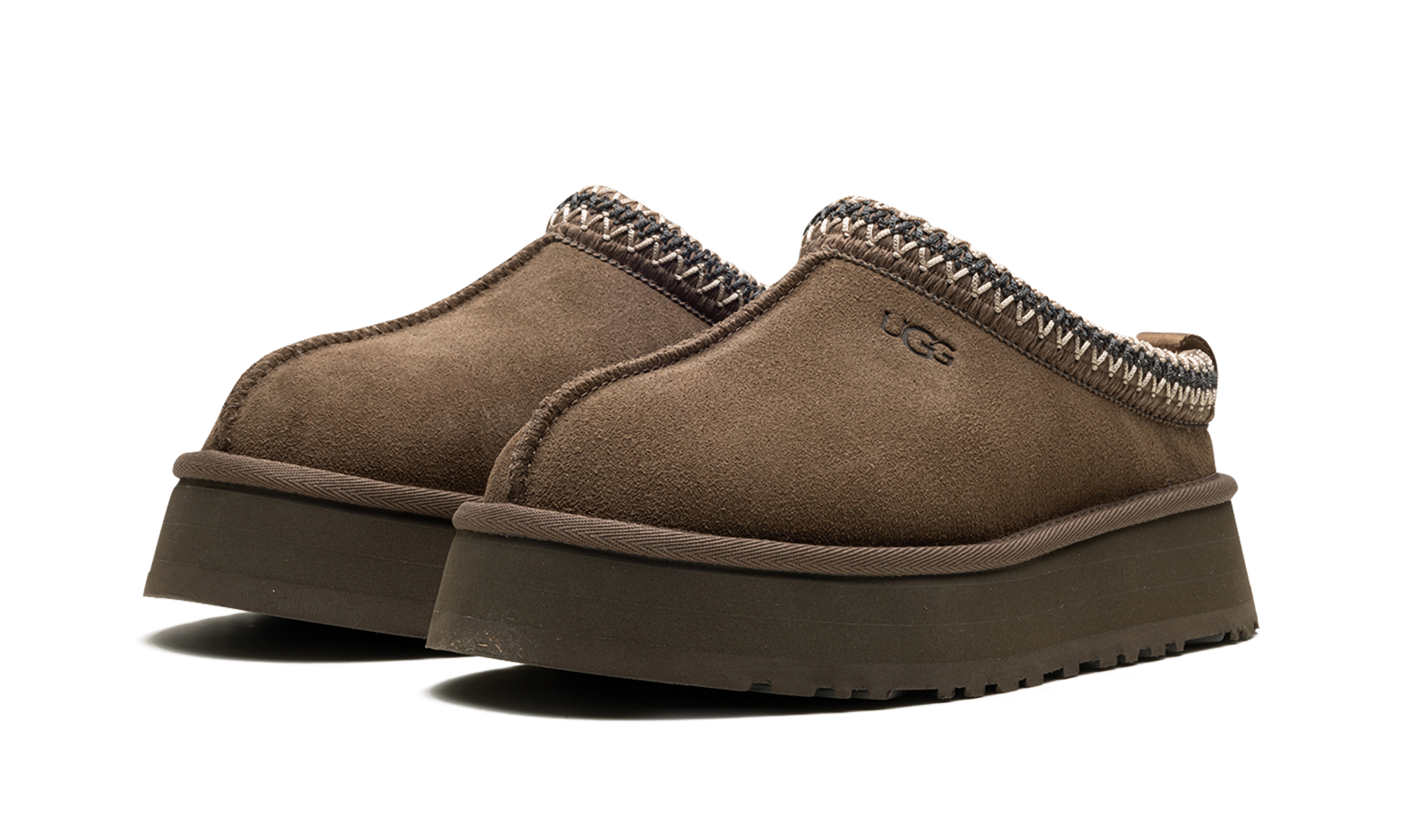 ugg tazz slipper hickory women s+1122553-HCK+diagnol left view