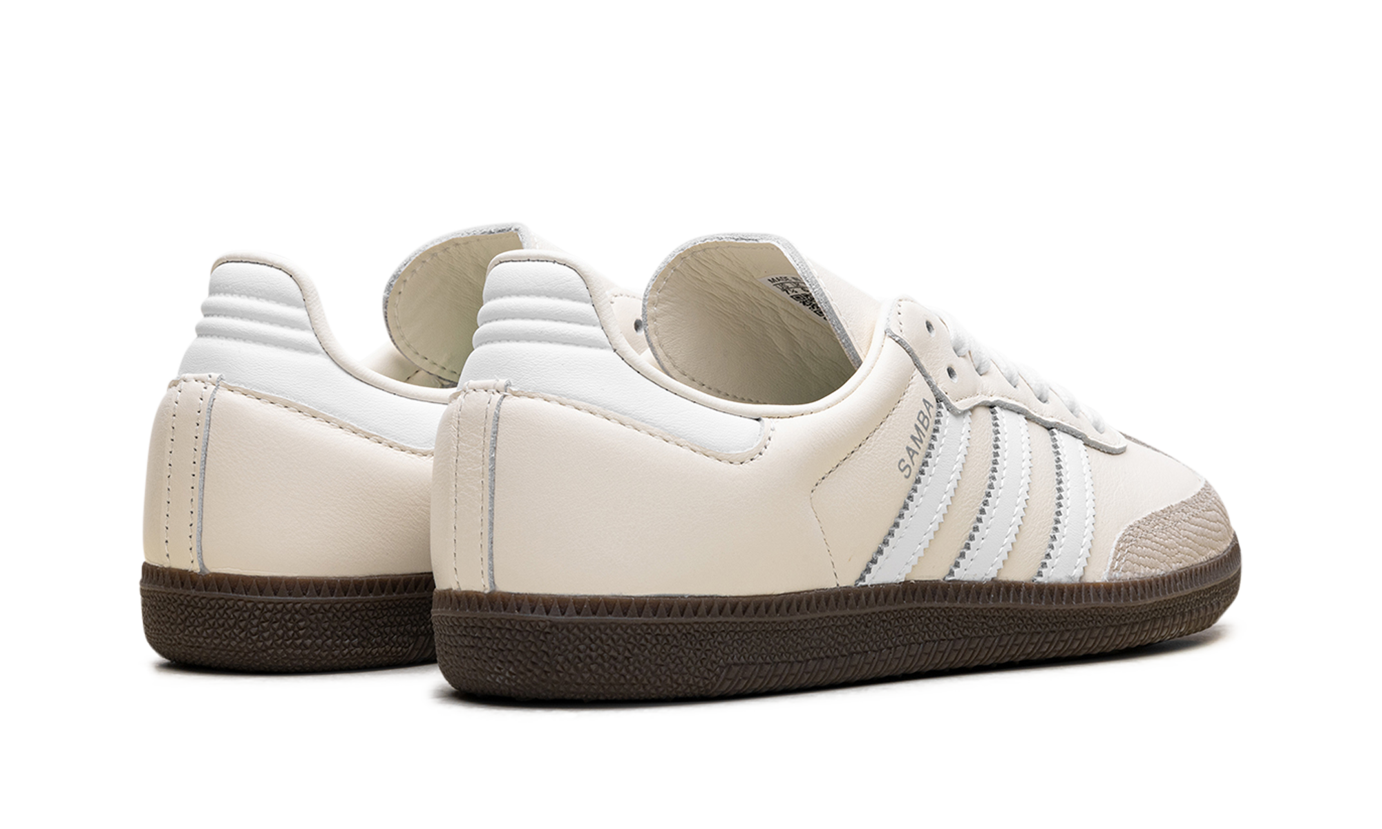 adidas samba og off white wonder alumina women s+JR8166+diagnol right behind view