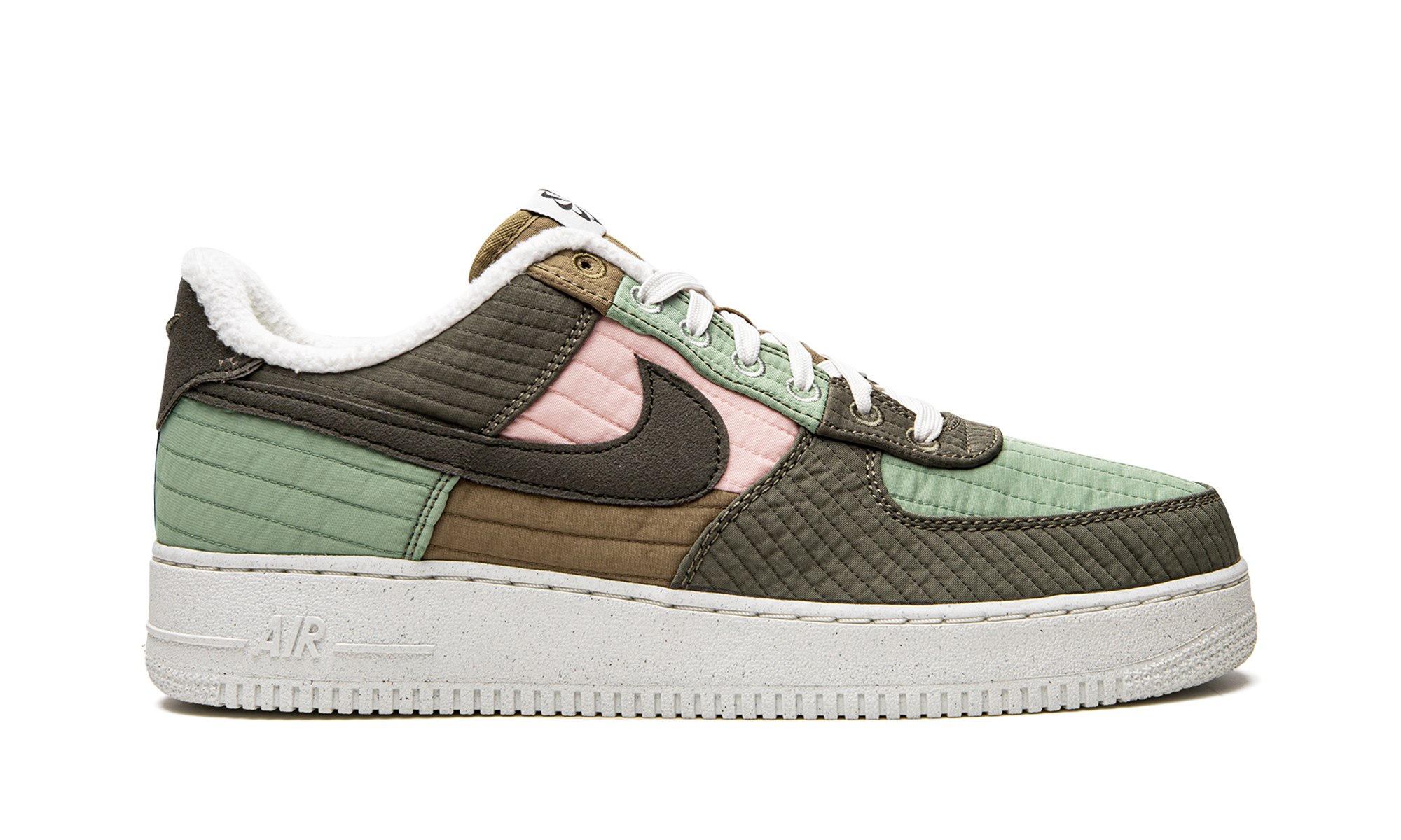 nike air force 1 07 lx low toasty oil green+DC8744-300+right view