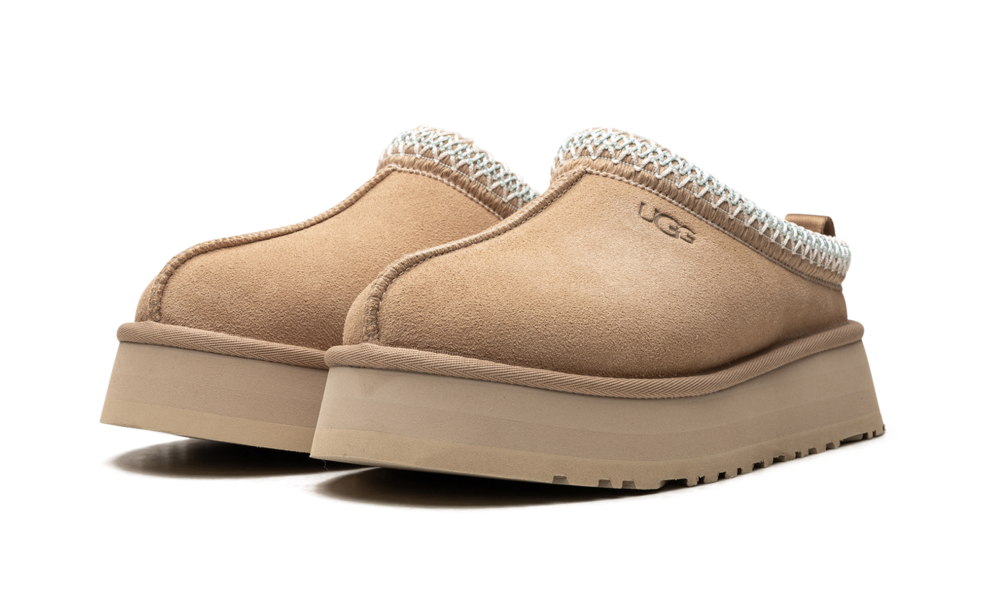 ugg tazz slipper sand women s+1122553-SAN+diagnol left view