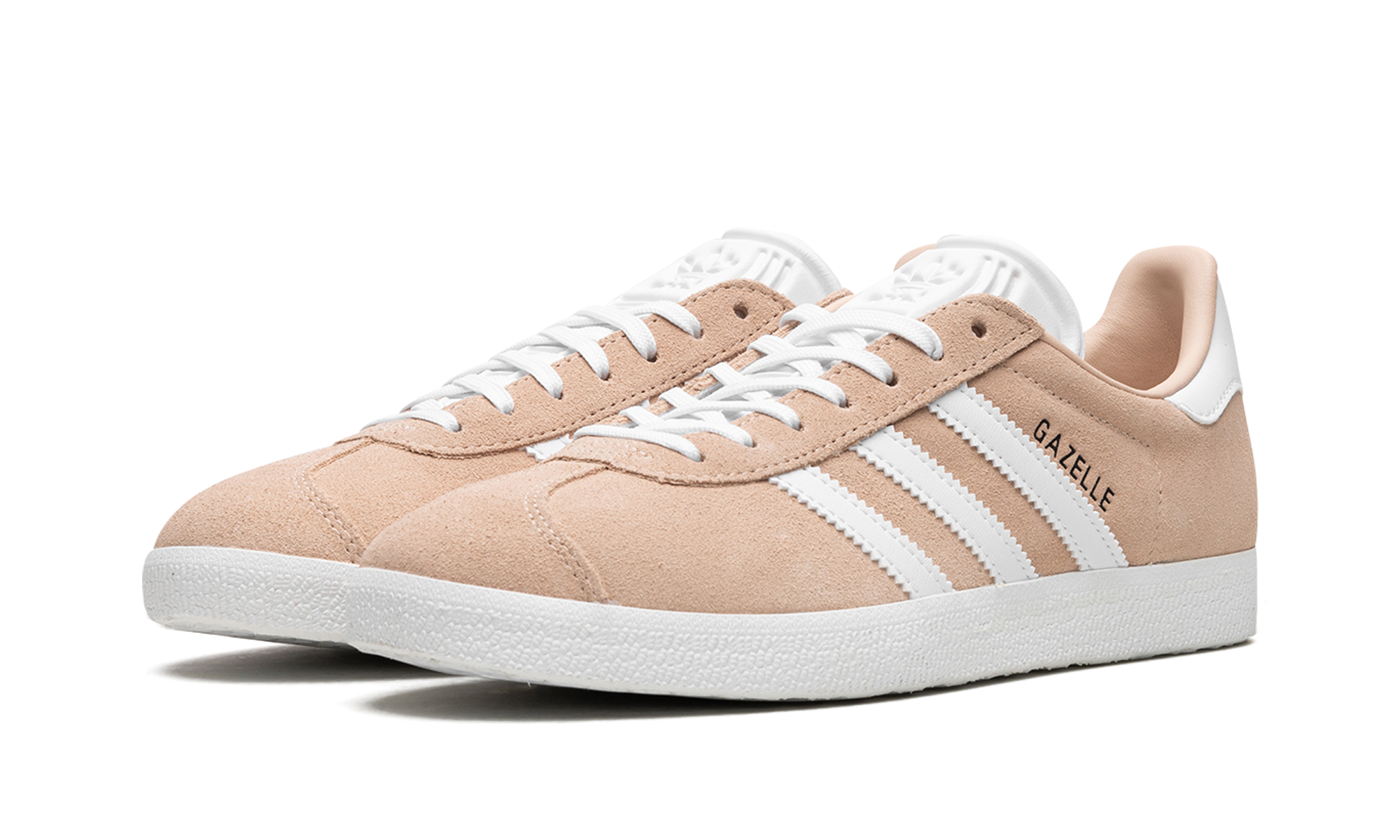 adidas gazelle halo blush women s+ID7006+diagnol left view