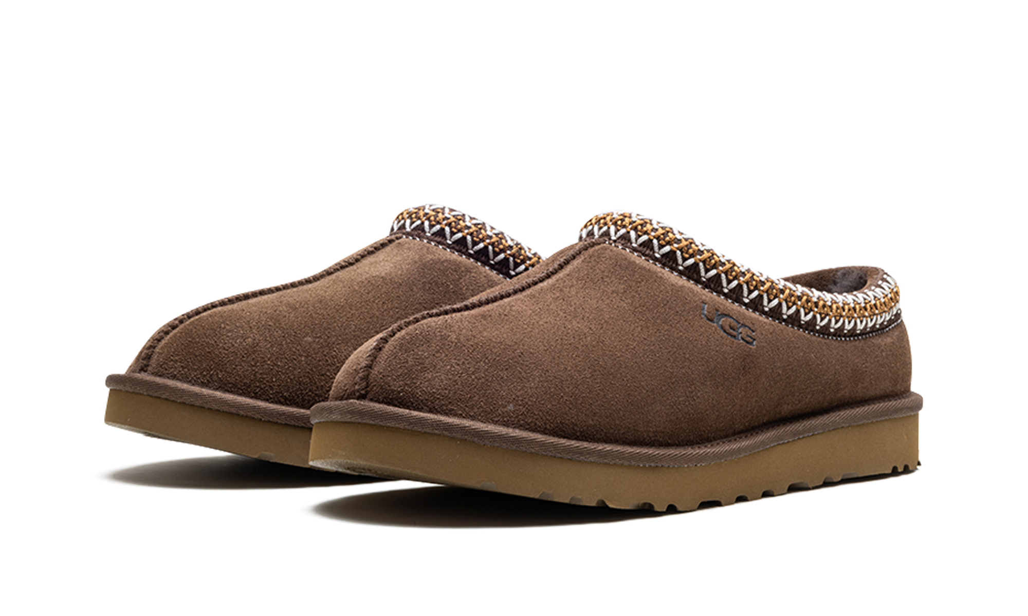 ugg tasman slipper chocolate+5950-CHO+diagnol left view