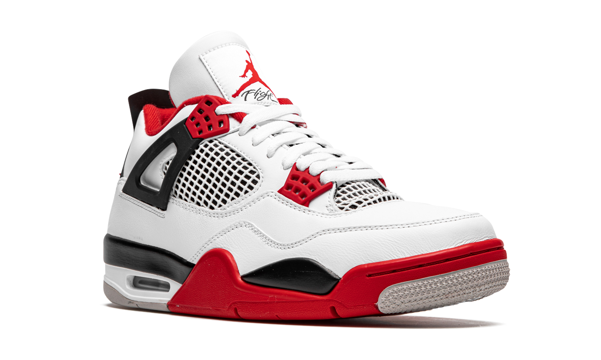 jordan 4 retro fire red 2020+DC7770-160+diagnol right view