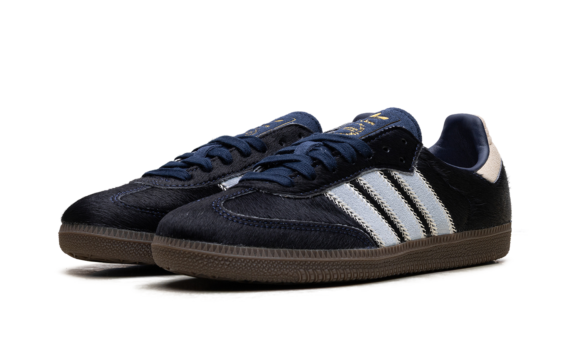 adidas samba og pony hair night indigo clear sky womens+JS3934+diagnol left view