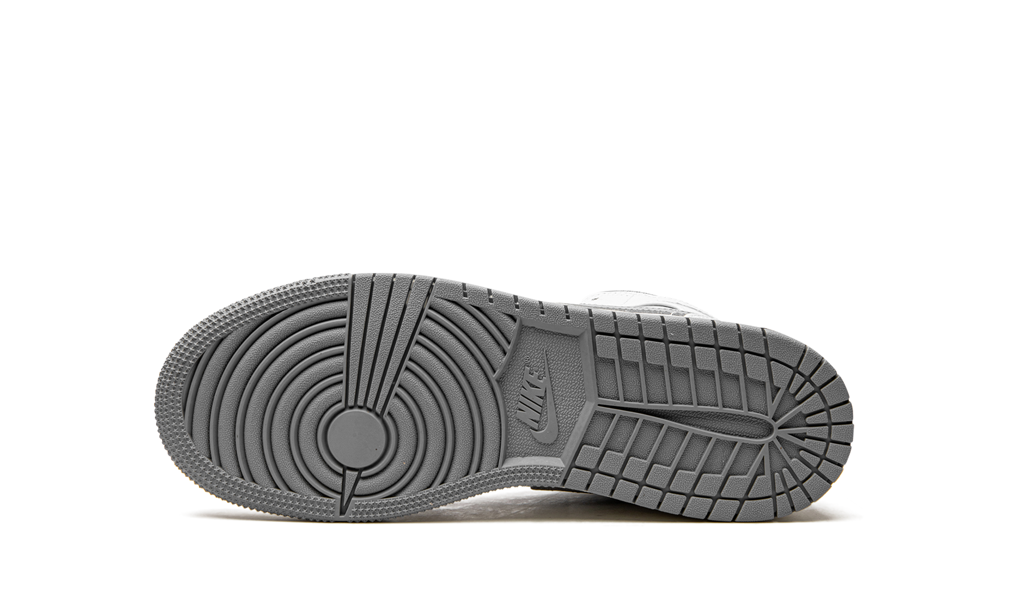 air jordan 1 mid neutral grey gs+554725-135+bottom view