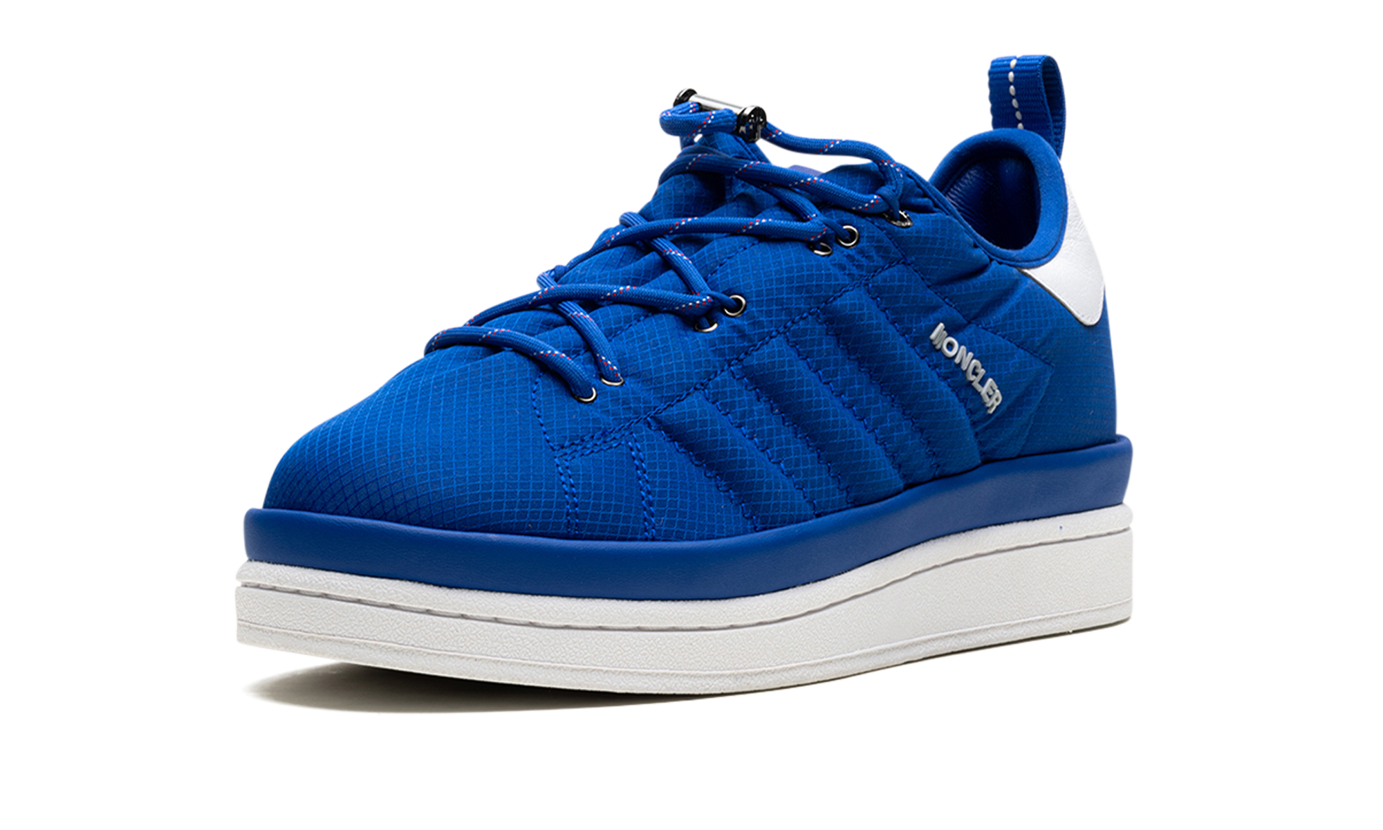 adidas campus moncler royal blue+IG7864+left diagnol single view
