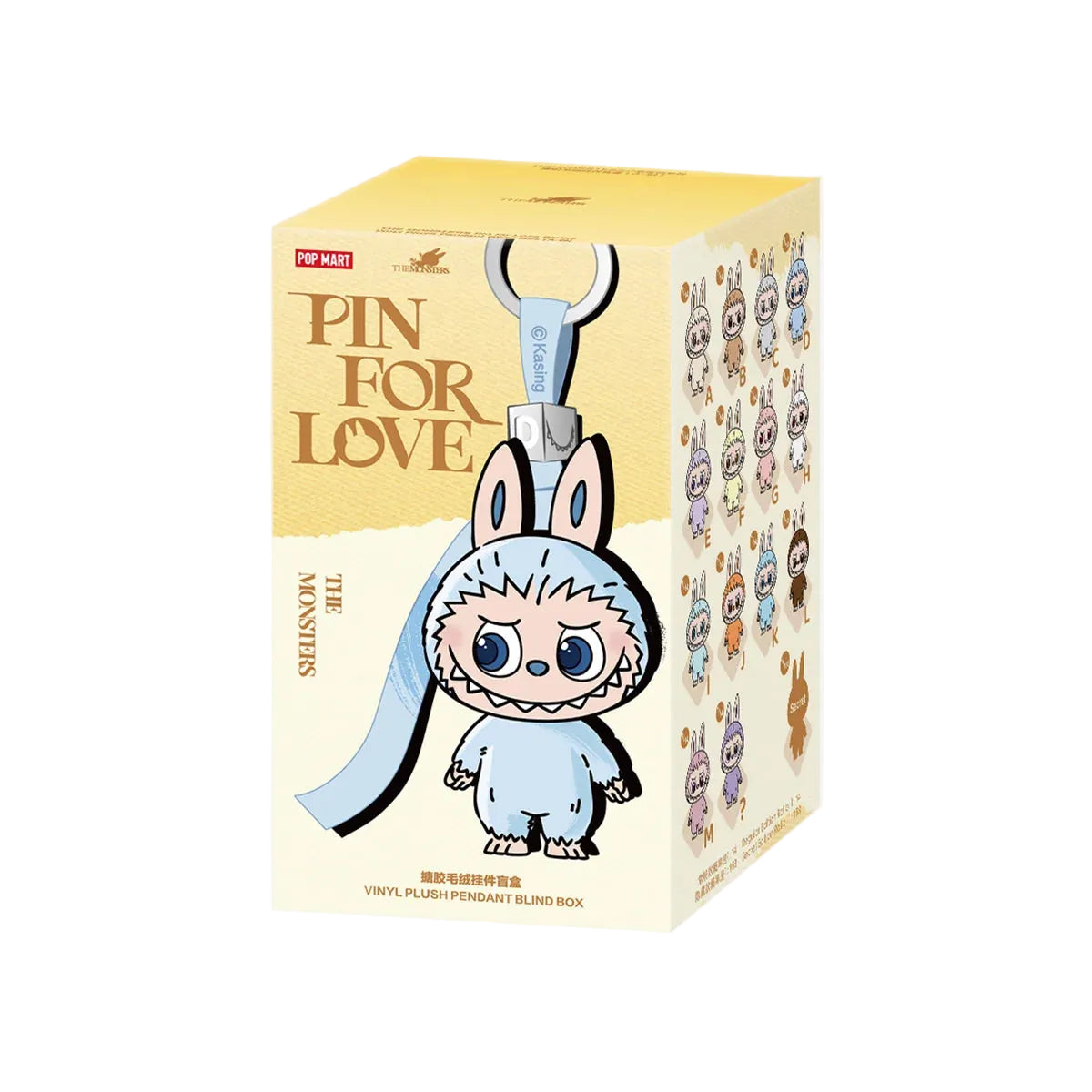 Pop Mart Pop Mart Labubu The Monsters Pin for Love Series Vinyl Plush Pendant A-M (Blind Box)