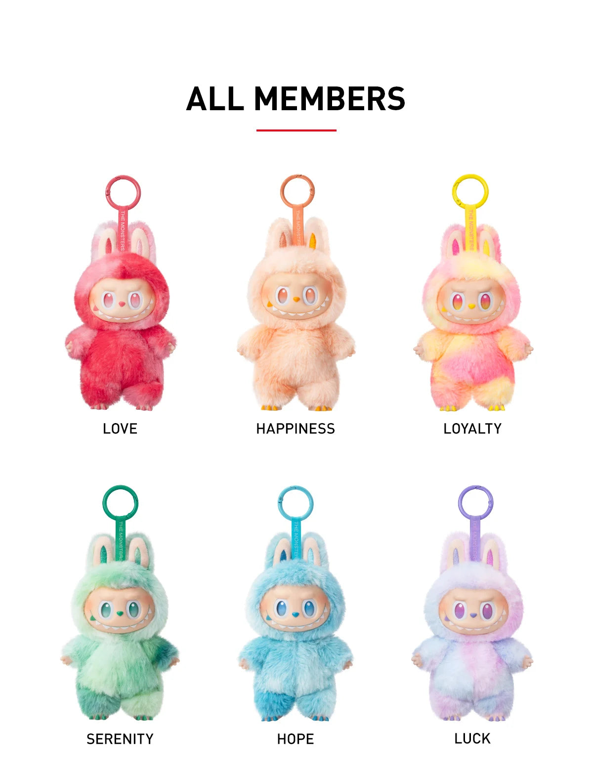 Pop Mart Pop Mart Labubu The Monsters Big into Energy Vinyl Plush Pendant (Blind Box)