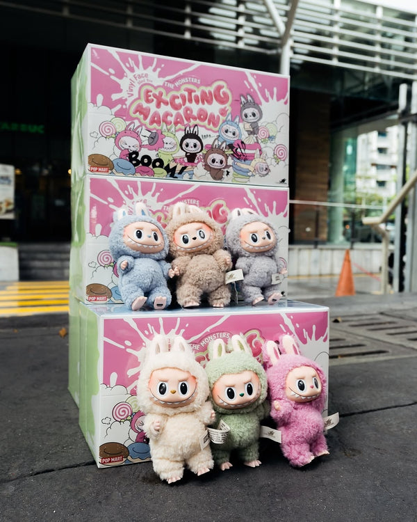 Pop Mart Labubu The Monsters Exciting Macaron Vinyl Face (Blind Box), Lifestyle View 2