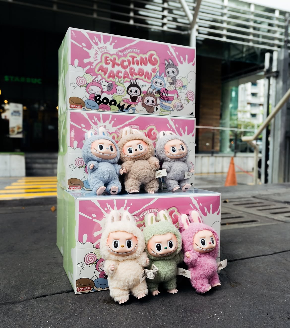 Pop Mart Labubu The Monsters Exciting Macaron Vinyl Face (Blind Box), Lifestyle View 2