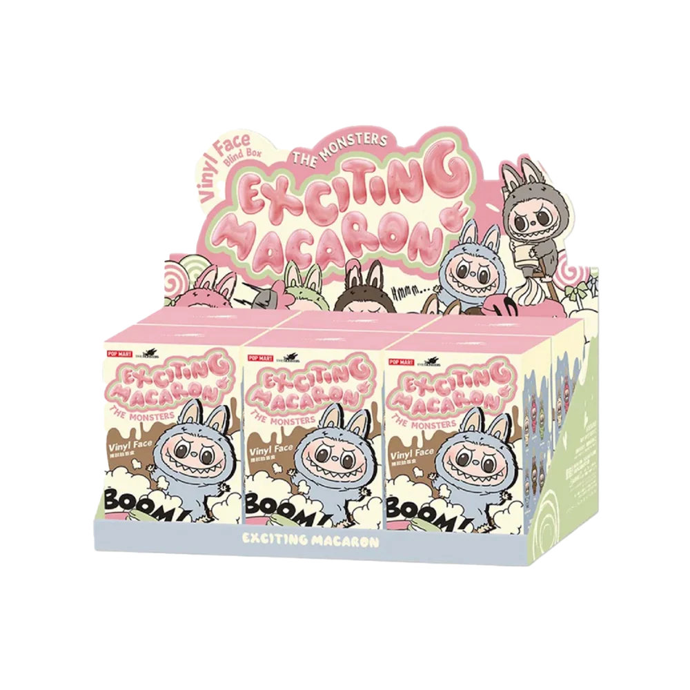Pop Mart Labubu The Monsters Exciting Macaron Vinyl Face (Blind Box)