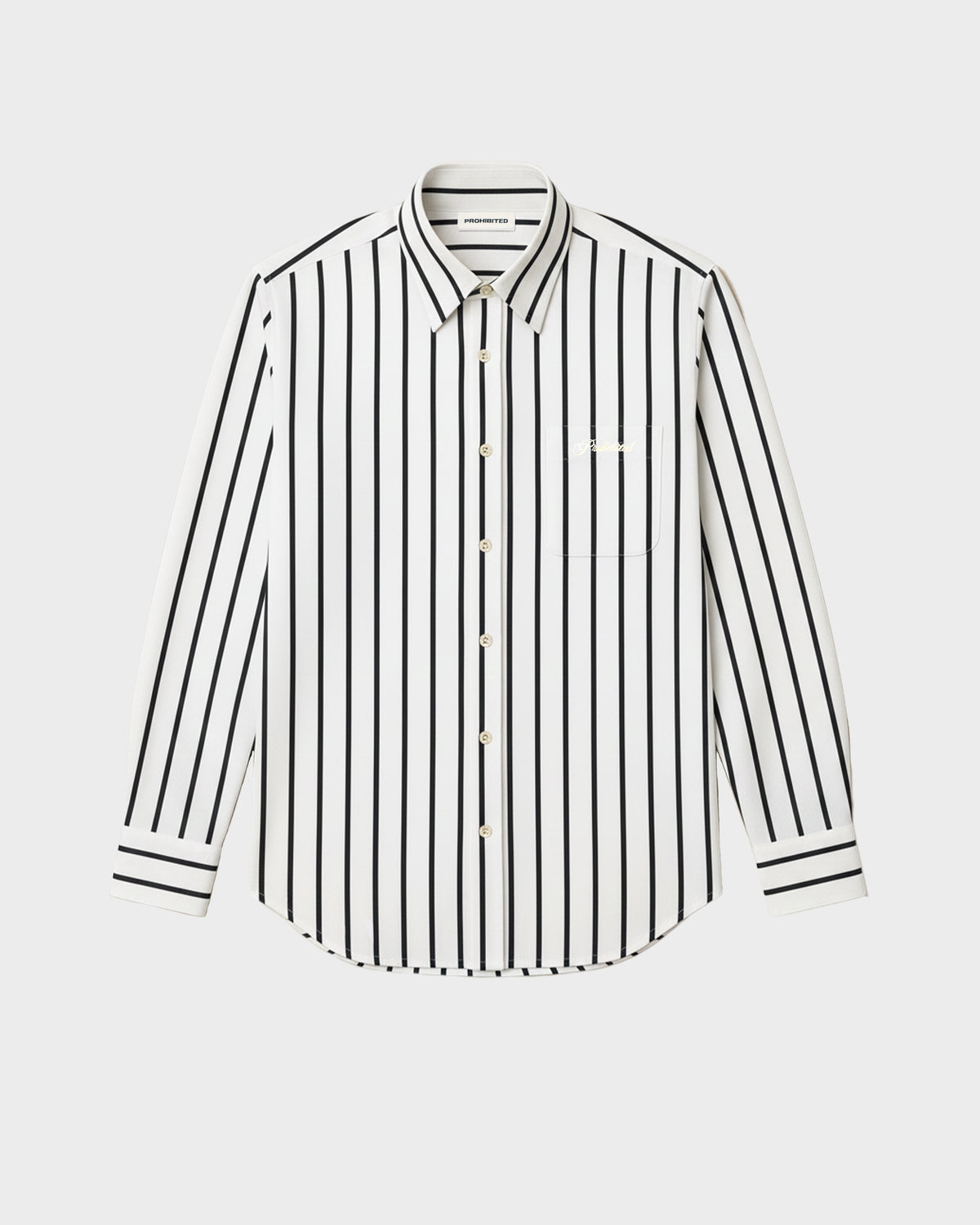 Prohibited Reverse Dress Shirt White