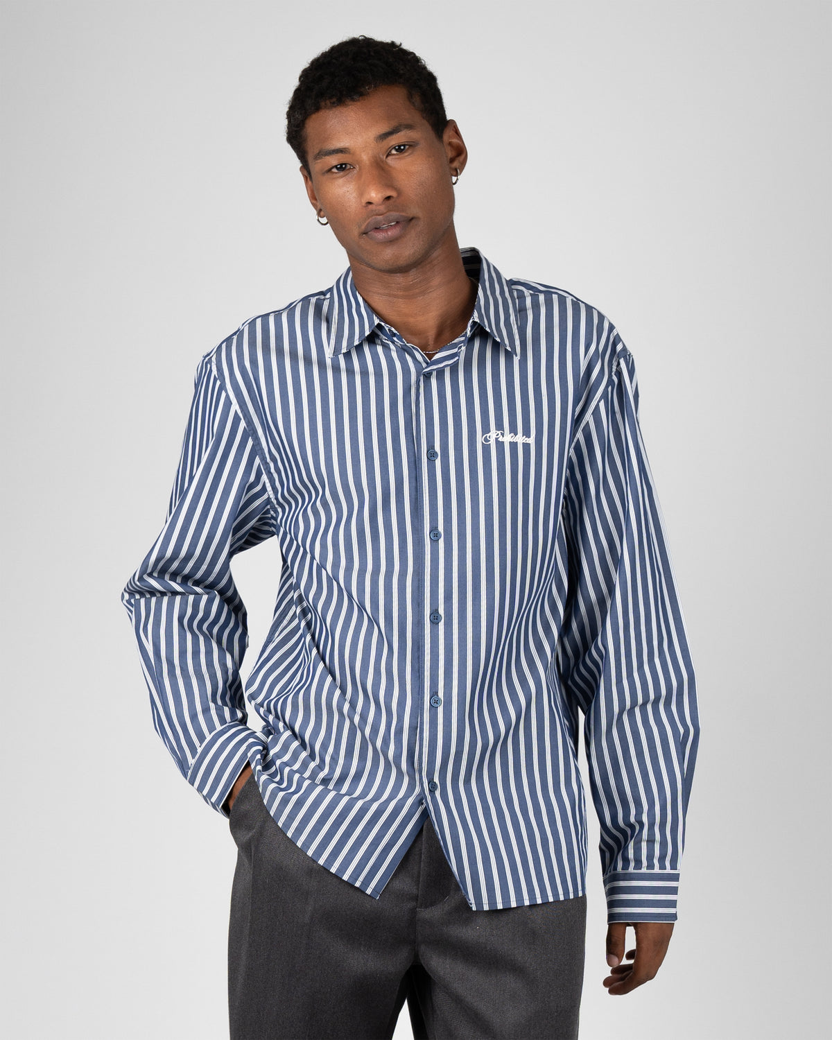 Prohibited Reverse Dress Shirt Marine Blue