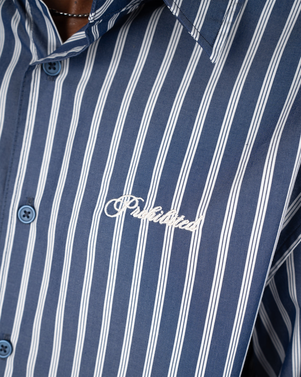 Prohibited Reverse Dress Shirt Marine Blue