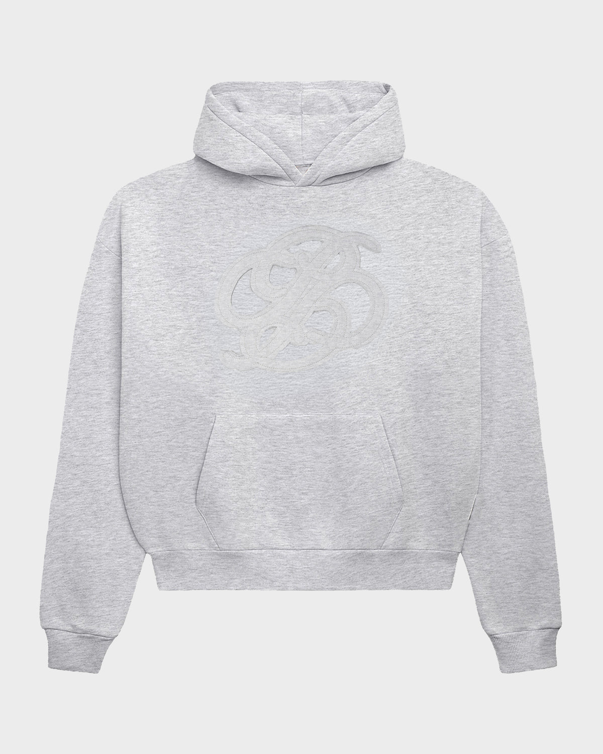 Prohibited Double P Hoodie Grey Melange
