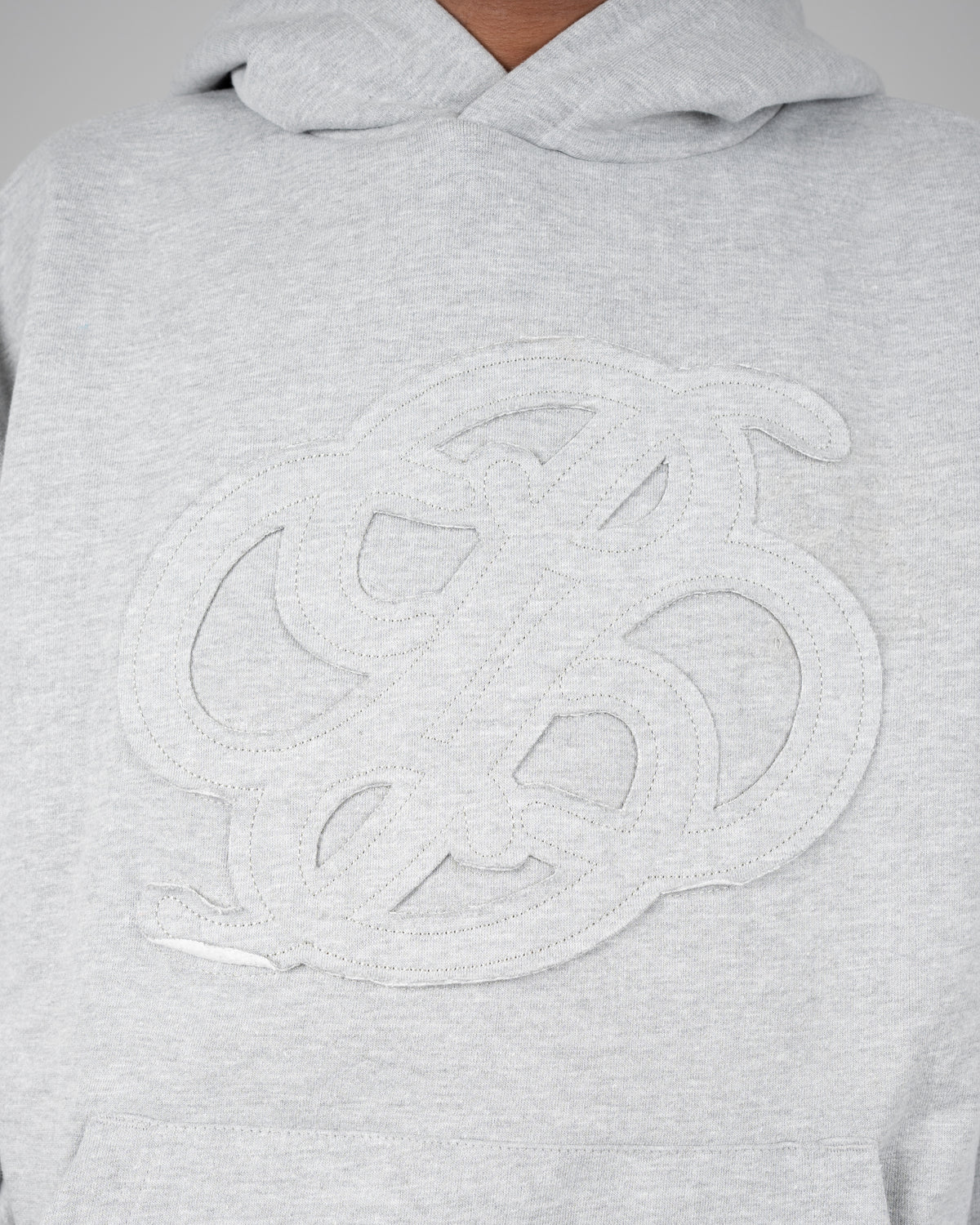 Prohibited Double P Hoodie Grey Melange