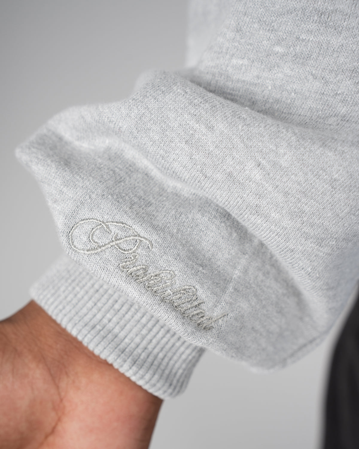 Prohibited Double P Hoodie Grey Melange