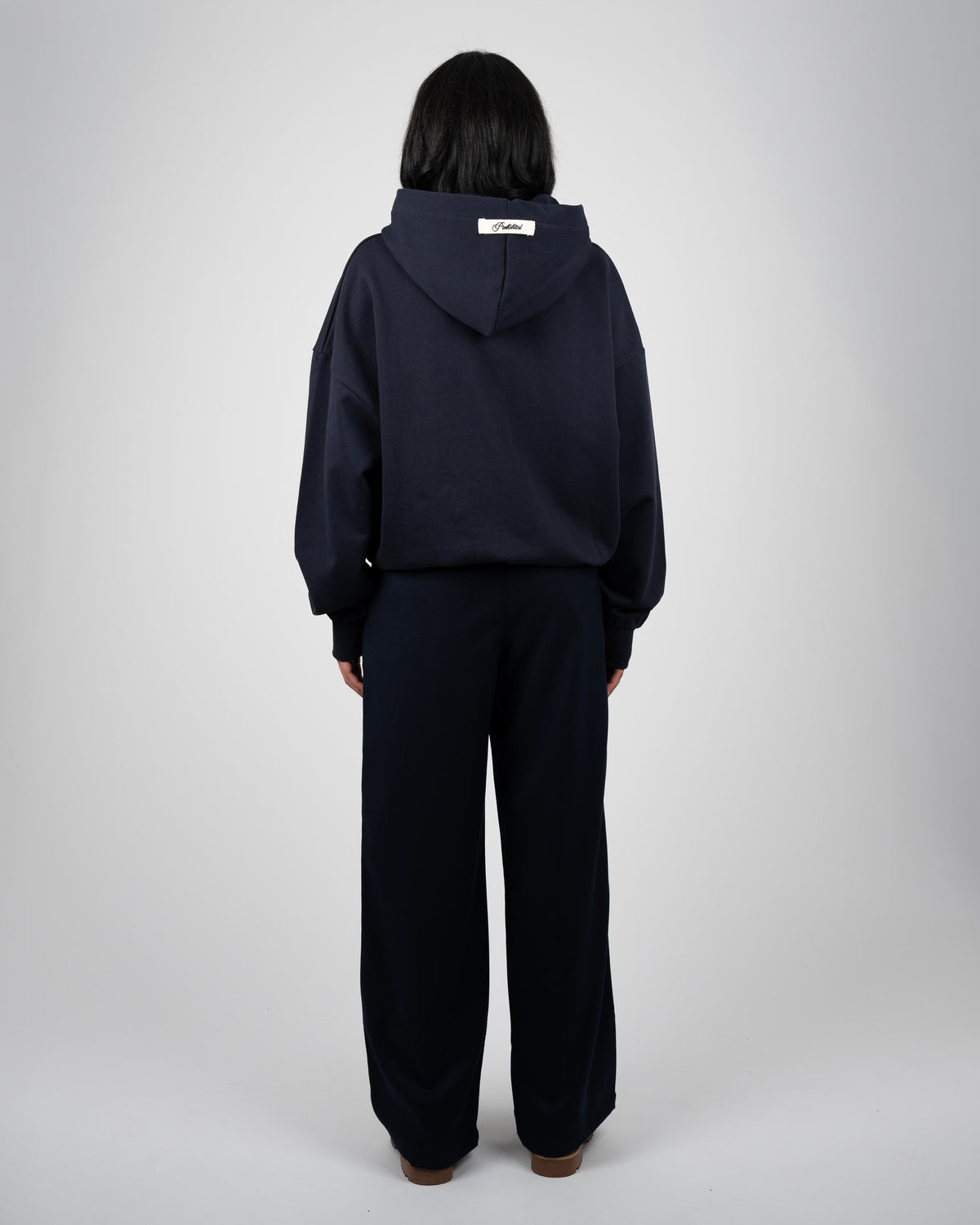 Prohibited College Days Zip-Hoodie Deep Blue
