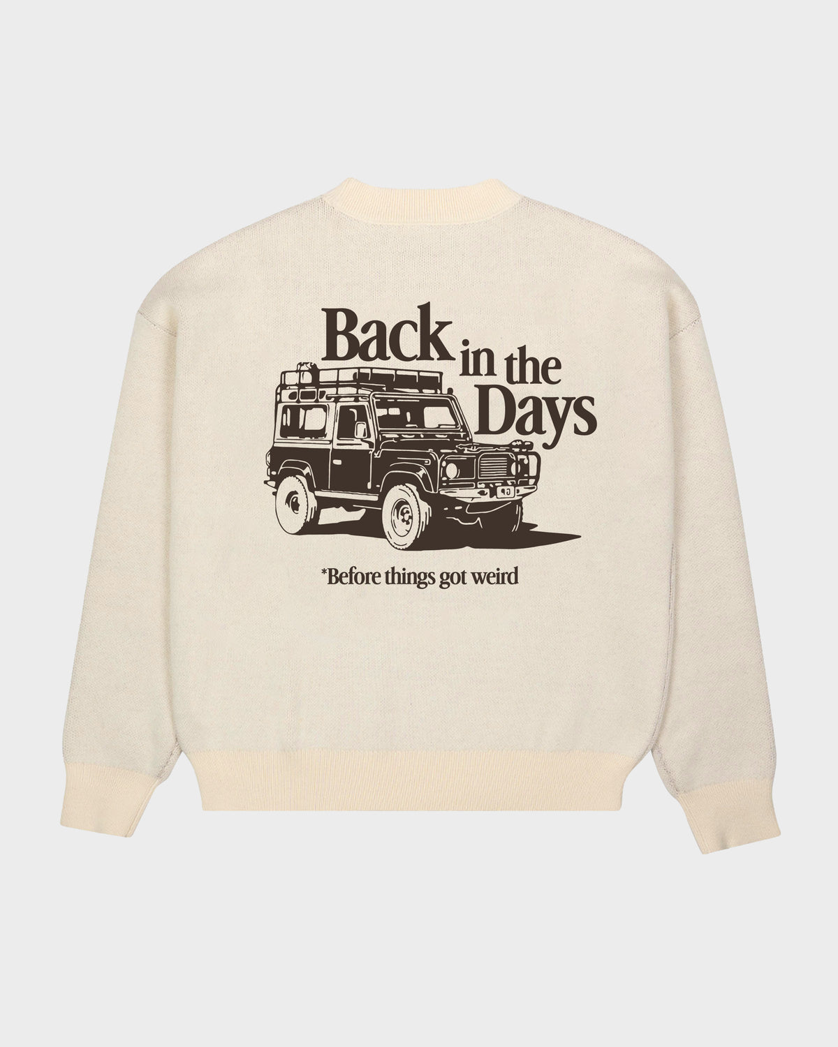 Prohibited Back In The Days Knit Cream