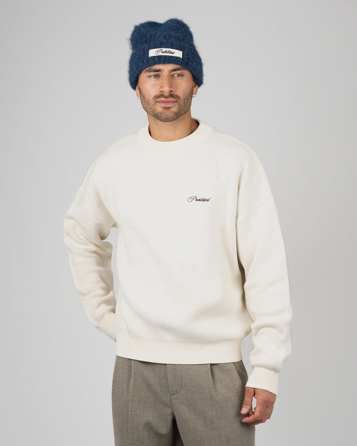 Prohibited Back In The Days Knit Cream