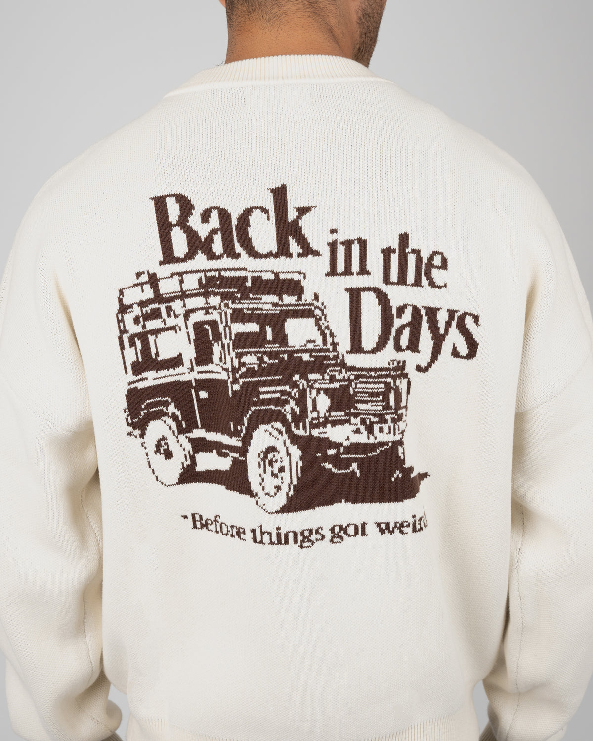 Prohibited Back In The Days Knit Cream