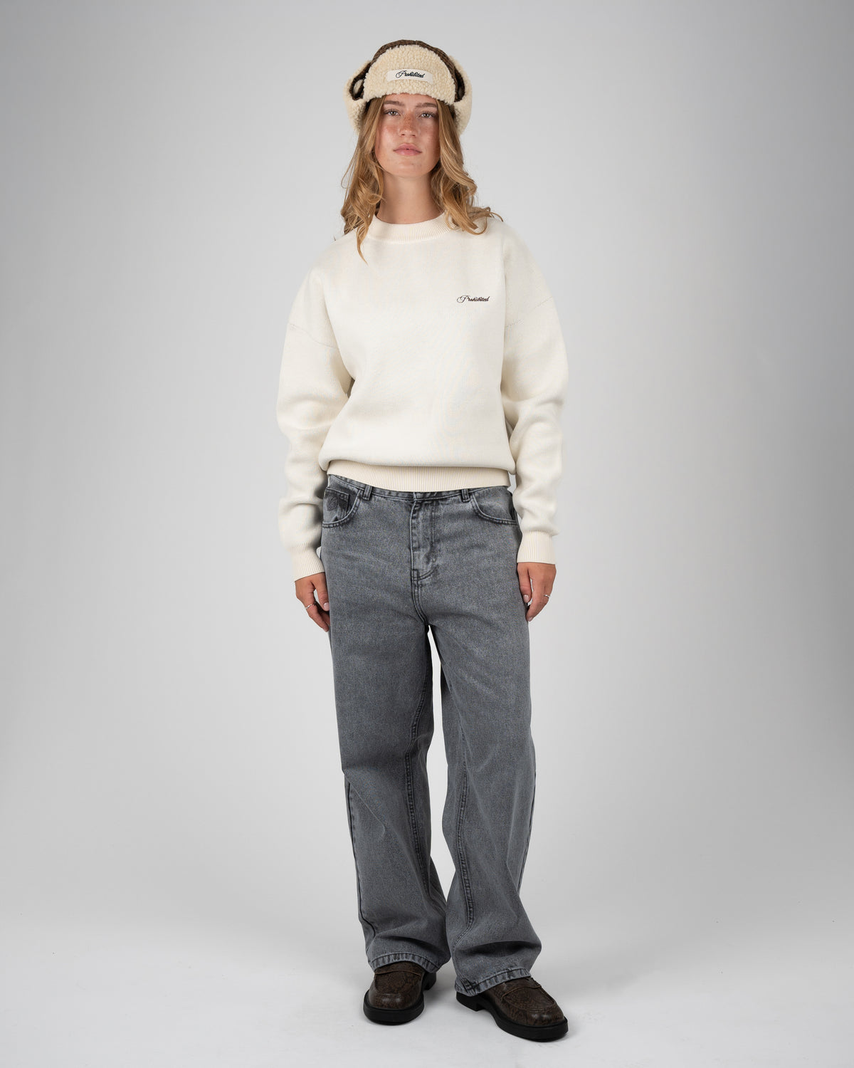 Prohibited Back In The Days Knit Cream