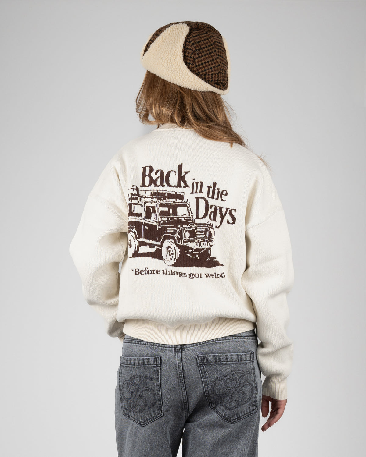 Prohibited Back In The Days Knit Cream